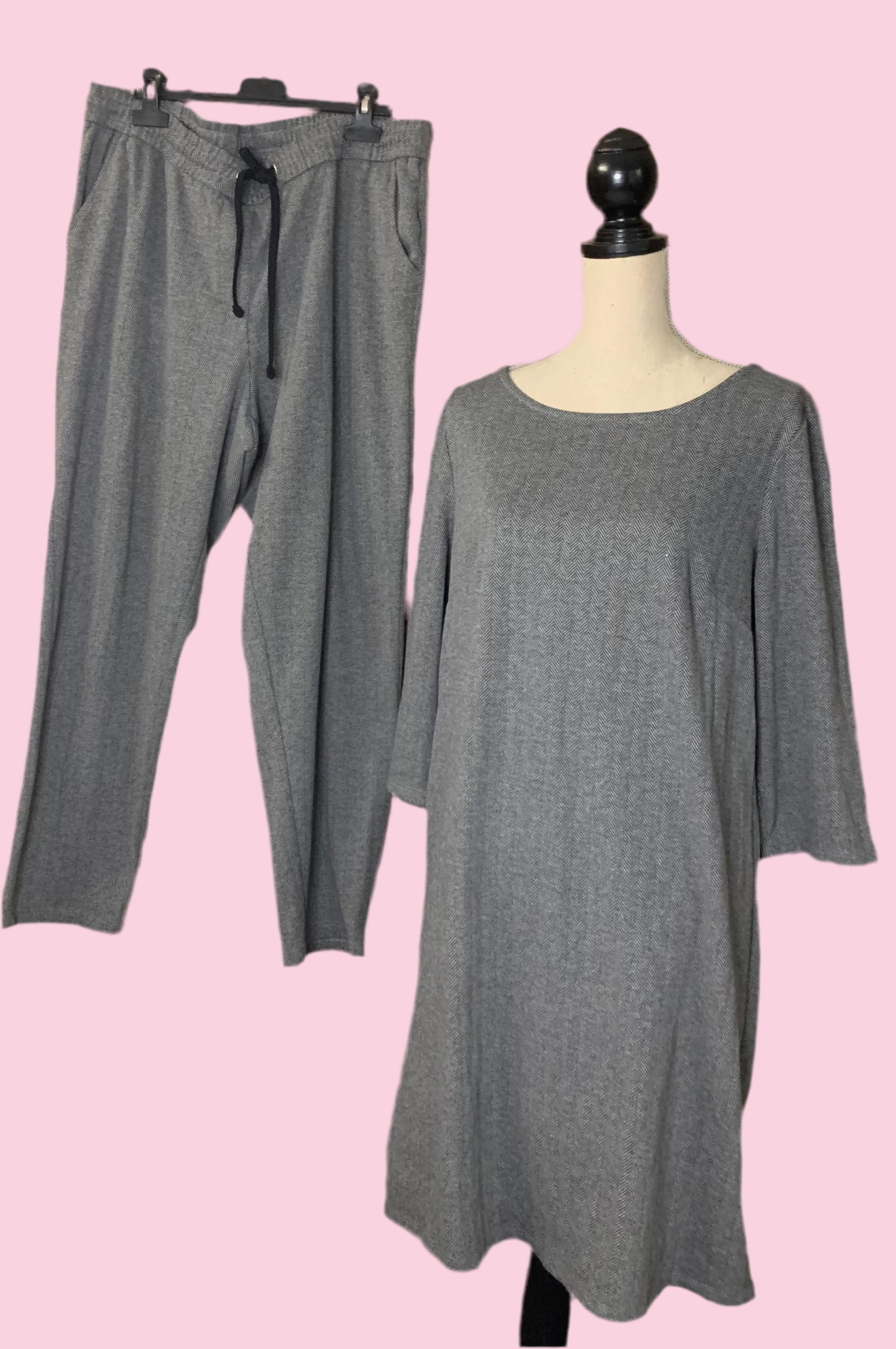 Ensemble Robe-Tunique et Pantalon - Grande taille