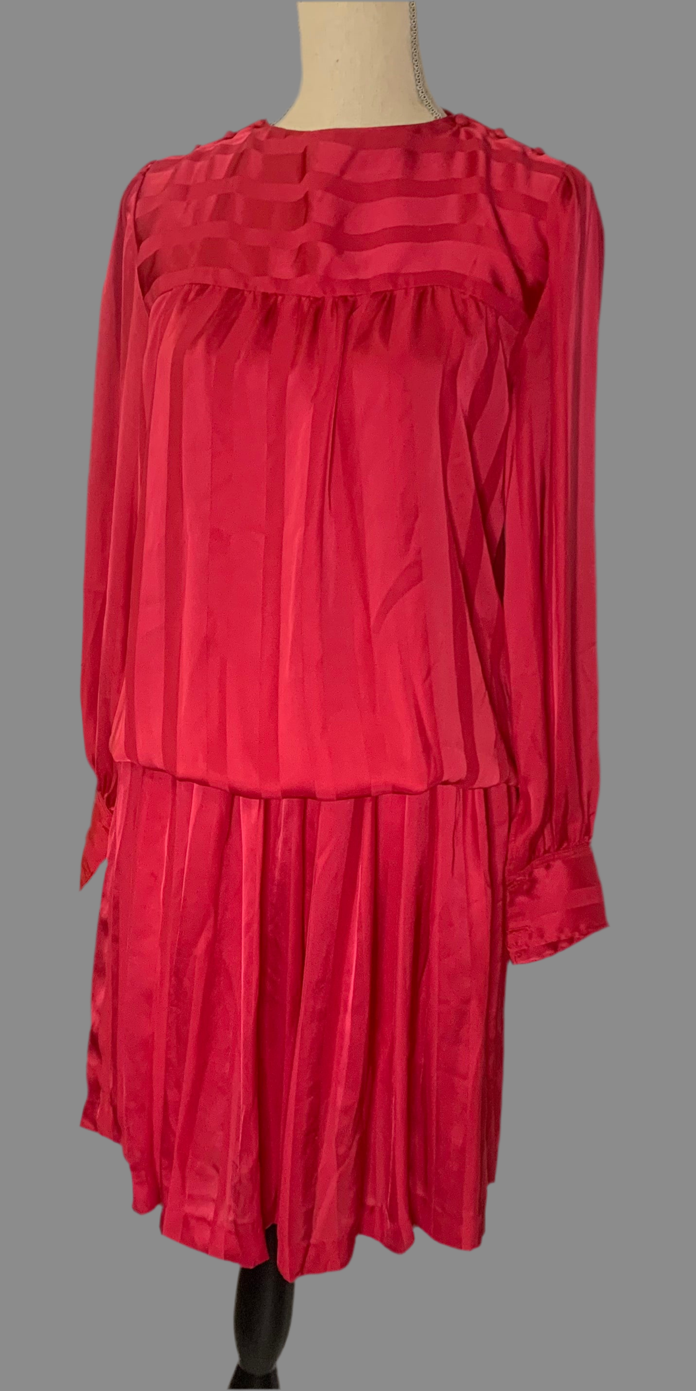 Robe vintage fuchsia