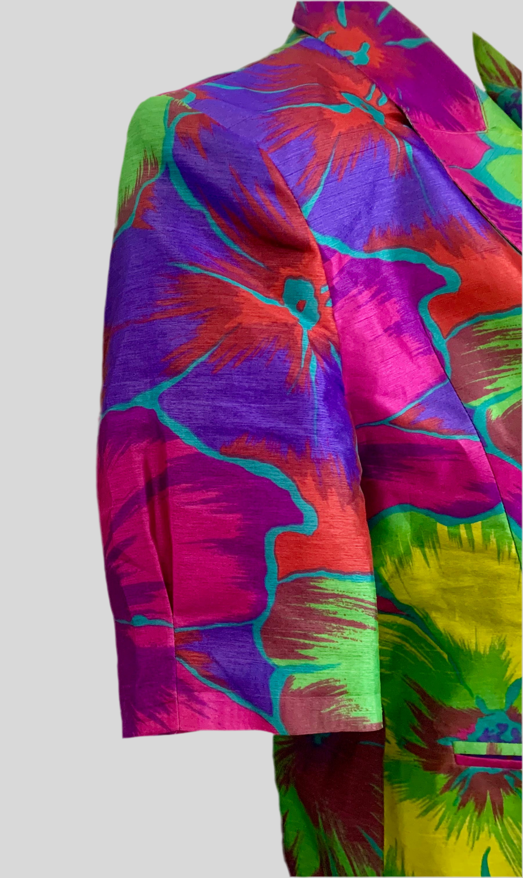 Blazer Florale Cintrée - Vintage