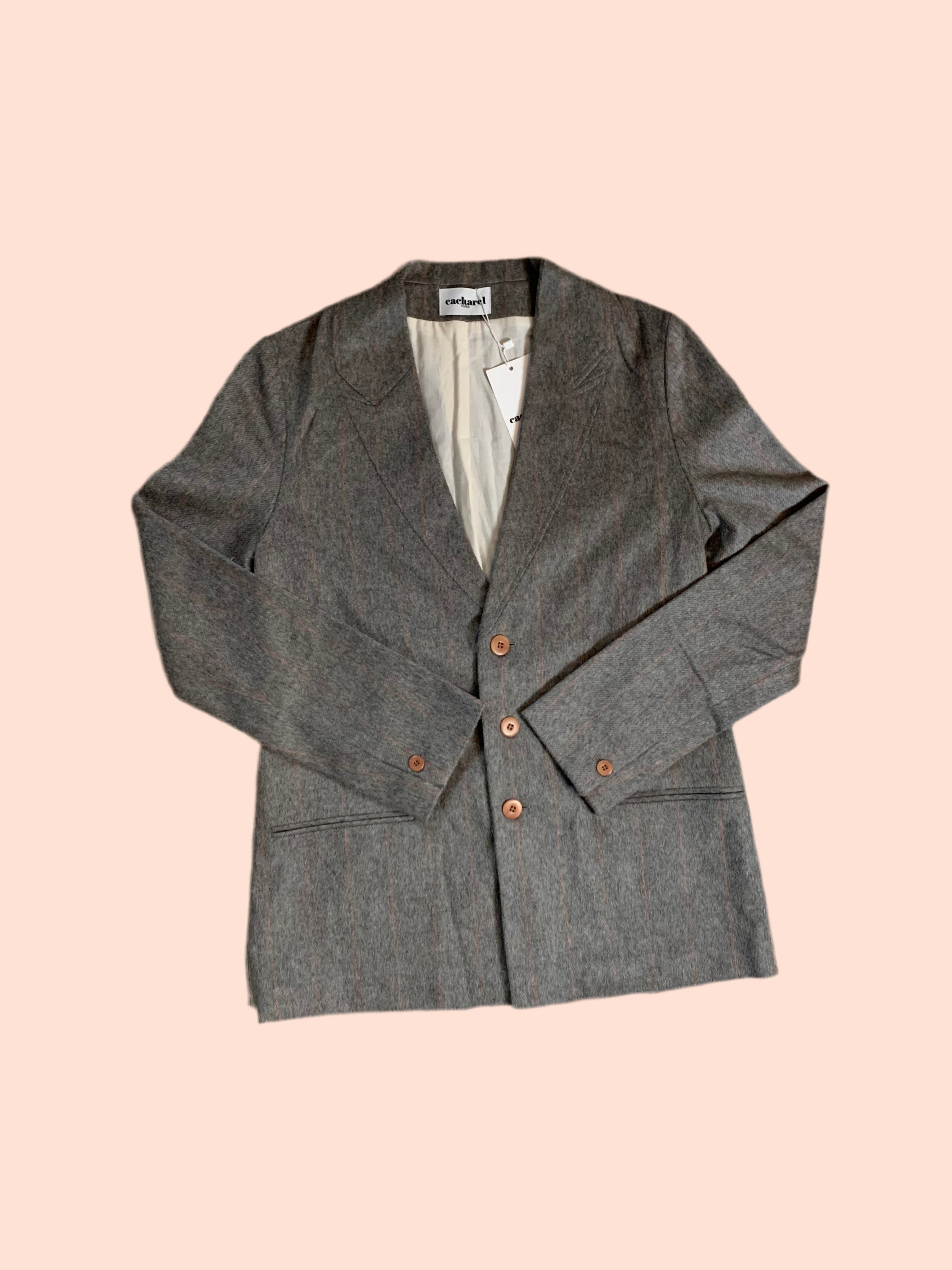 Veste blazer - laine peignée – Cacharel –