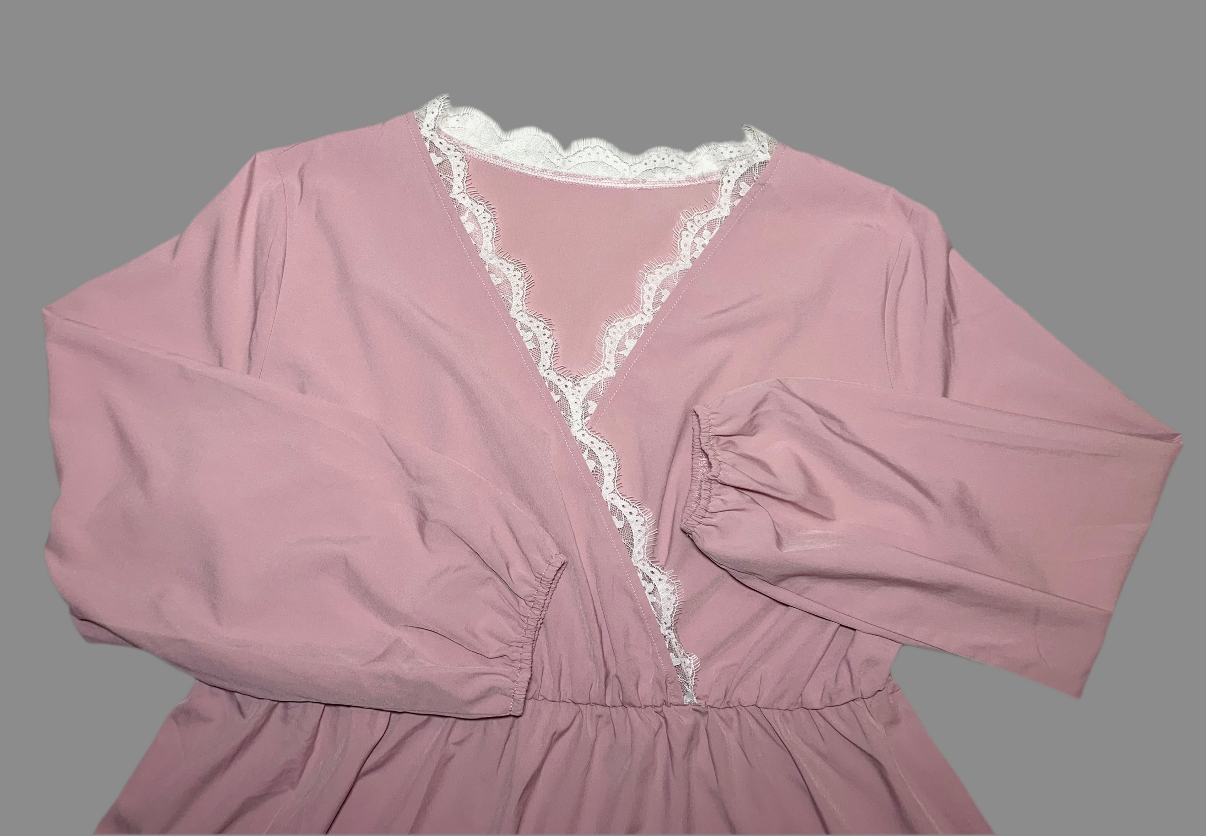 Robe rose poudré -  Taille XXL