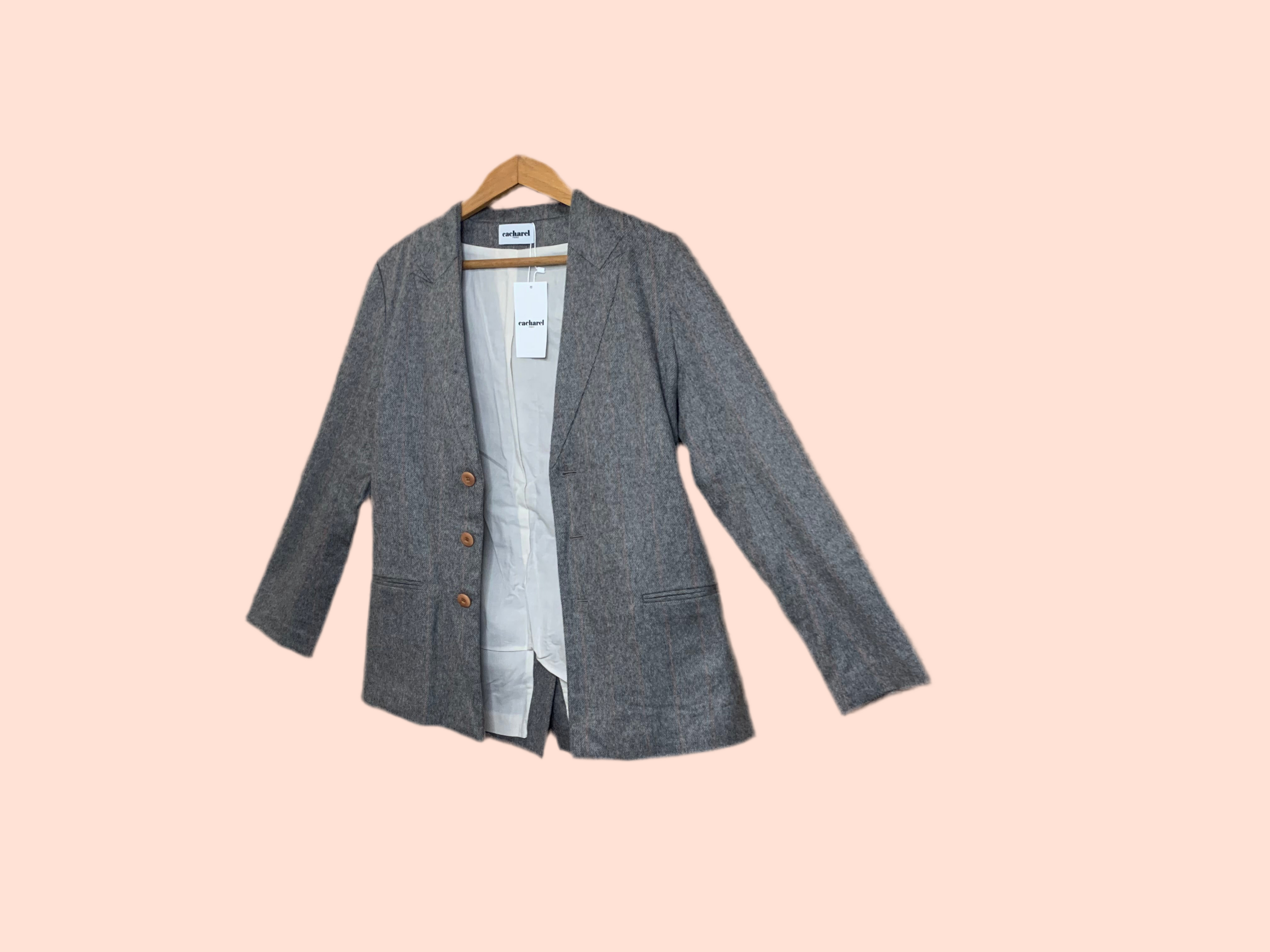 Veste blazer - laine peignée – Cacharel –