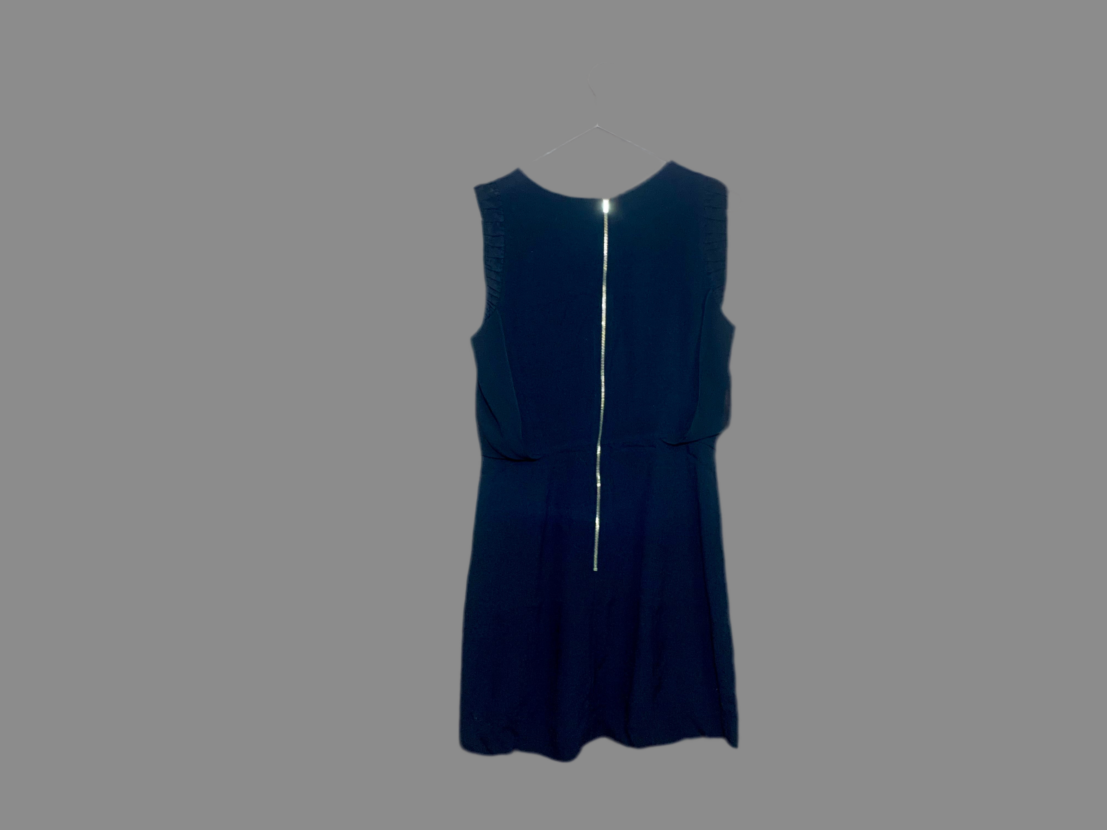 Robe noire Sandro — empiècement bustier