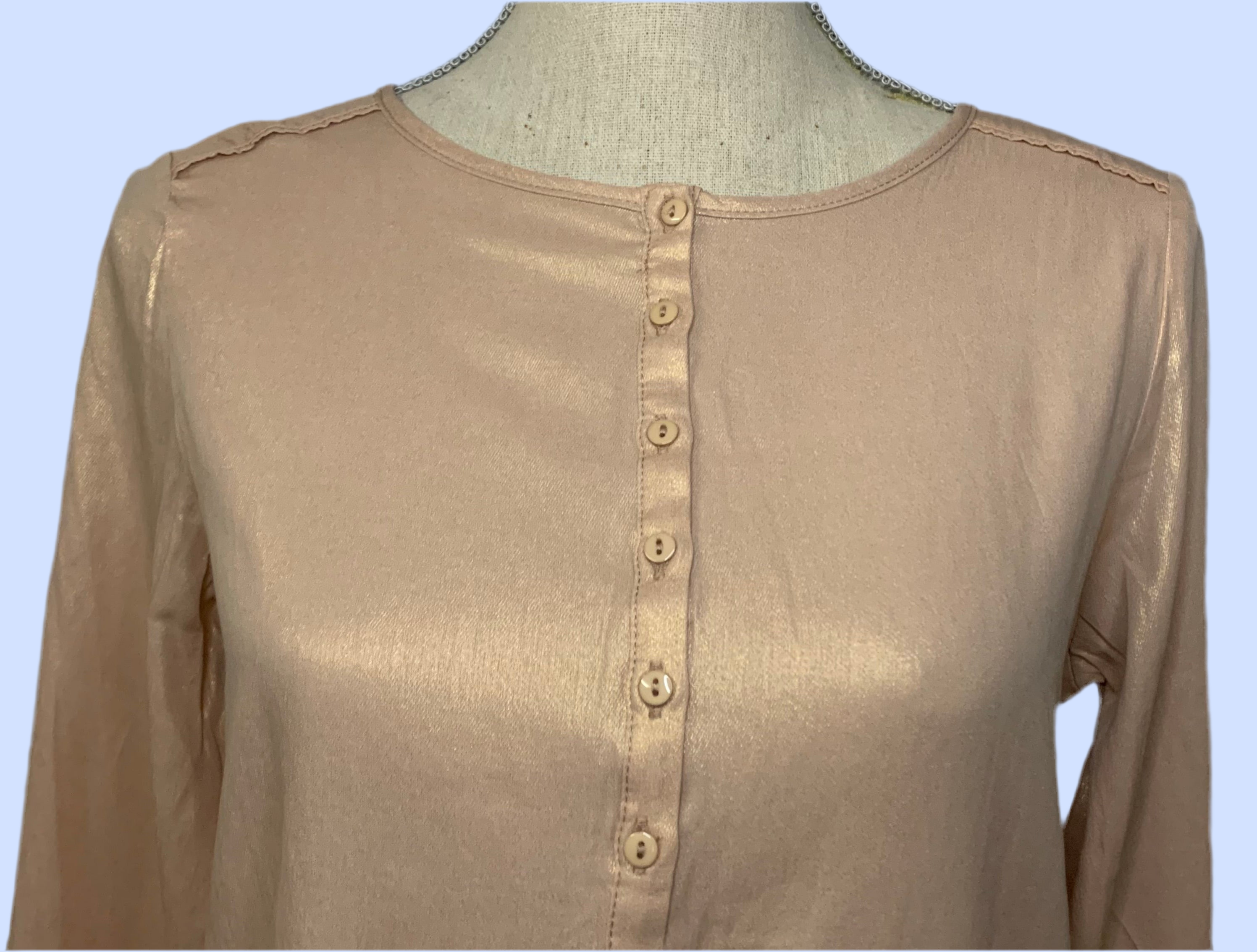 Blouse Rose irisée