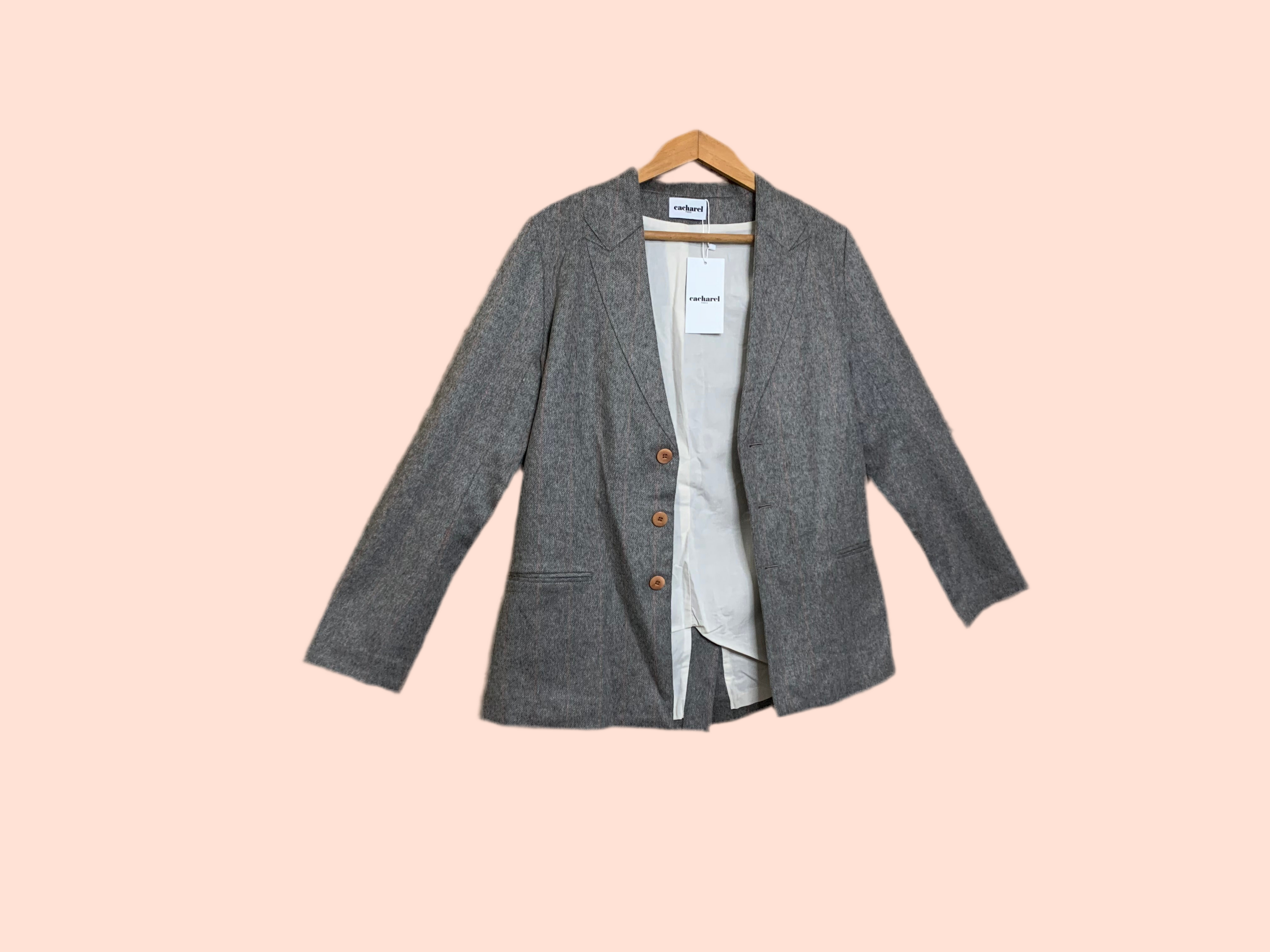 Veste blazer - laine peignée – Cacharel –