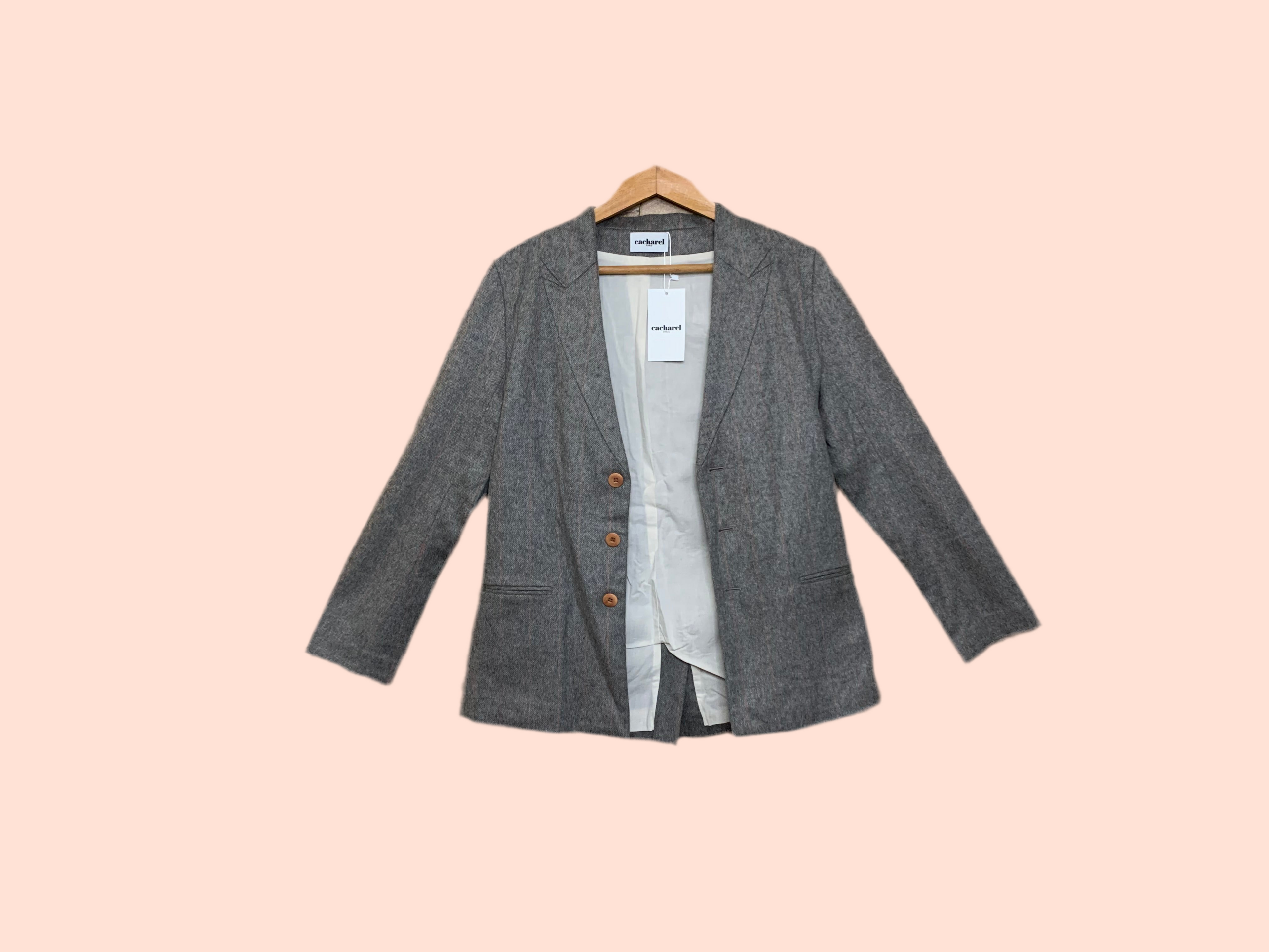 Veste blazer - laine peignée – Cacharel –