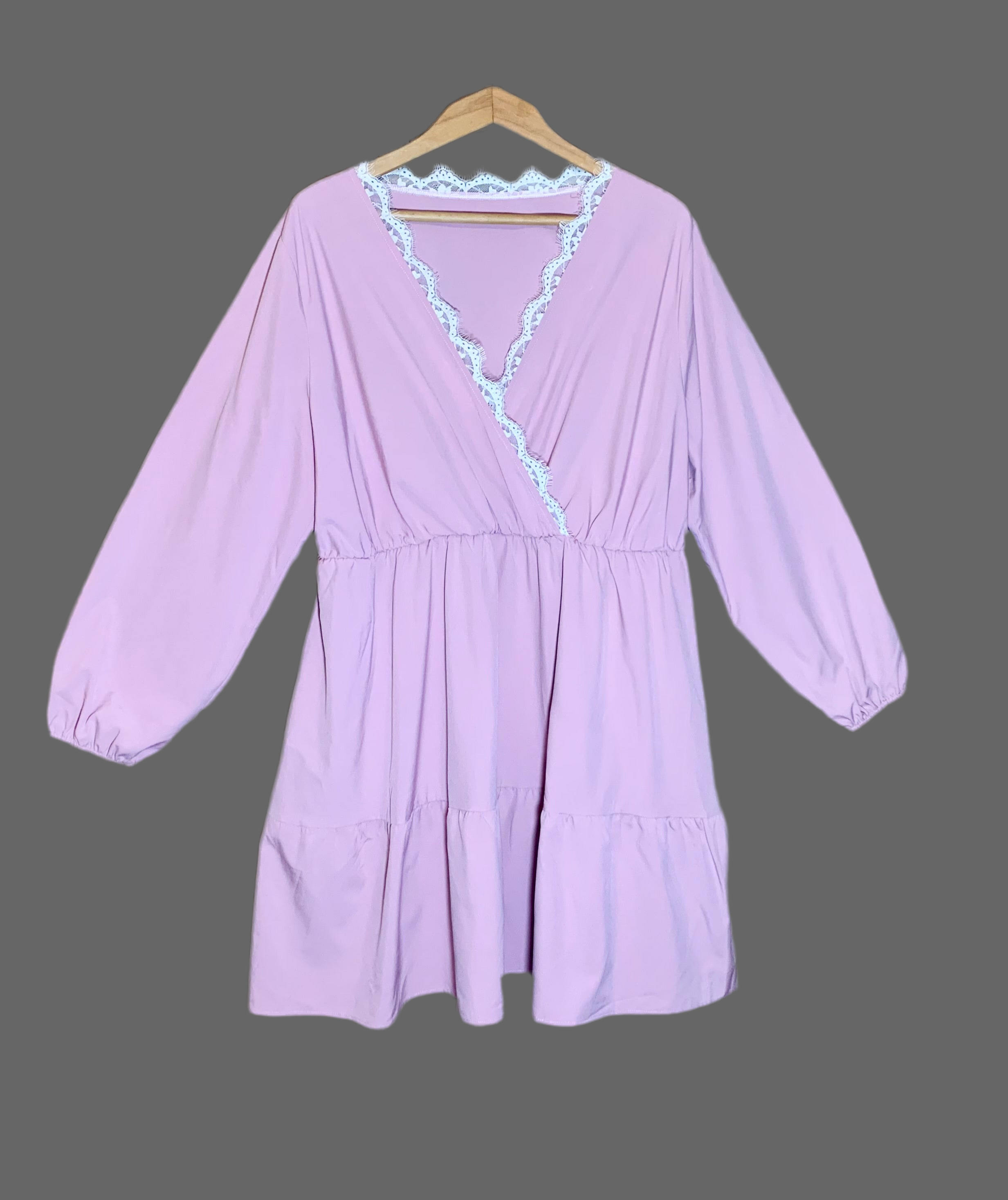 Robe rose poudré -  Taille XXL