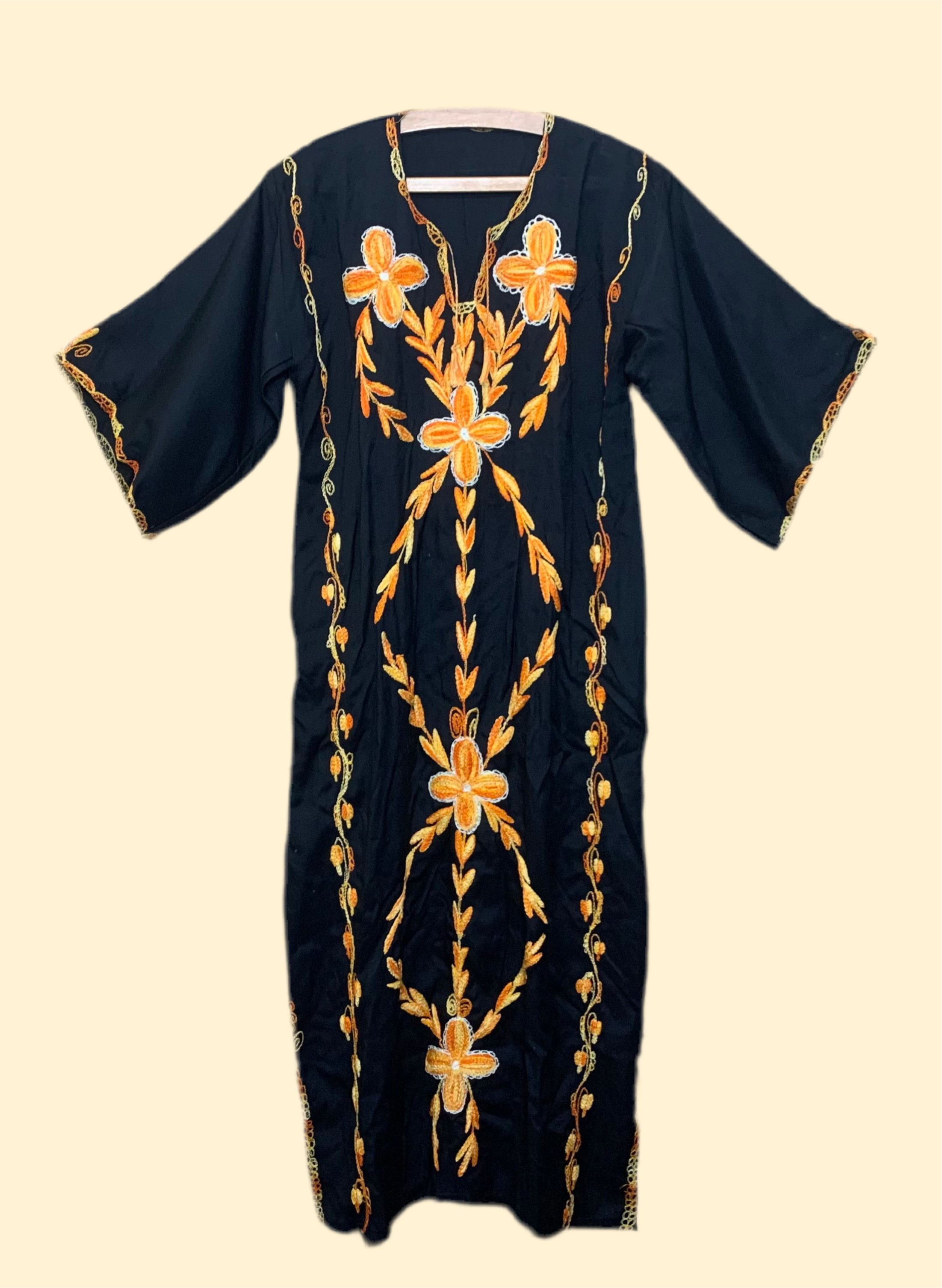 Robe Caftan bohème - vintage 70s