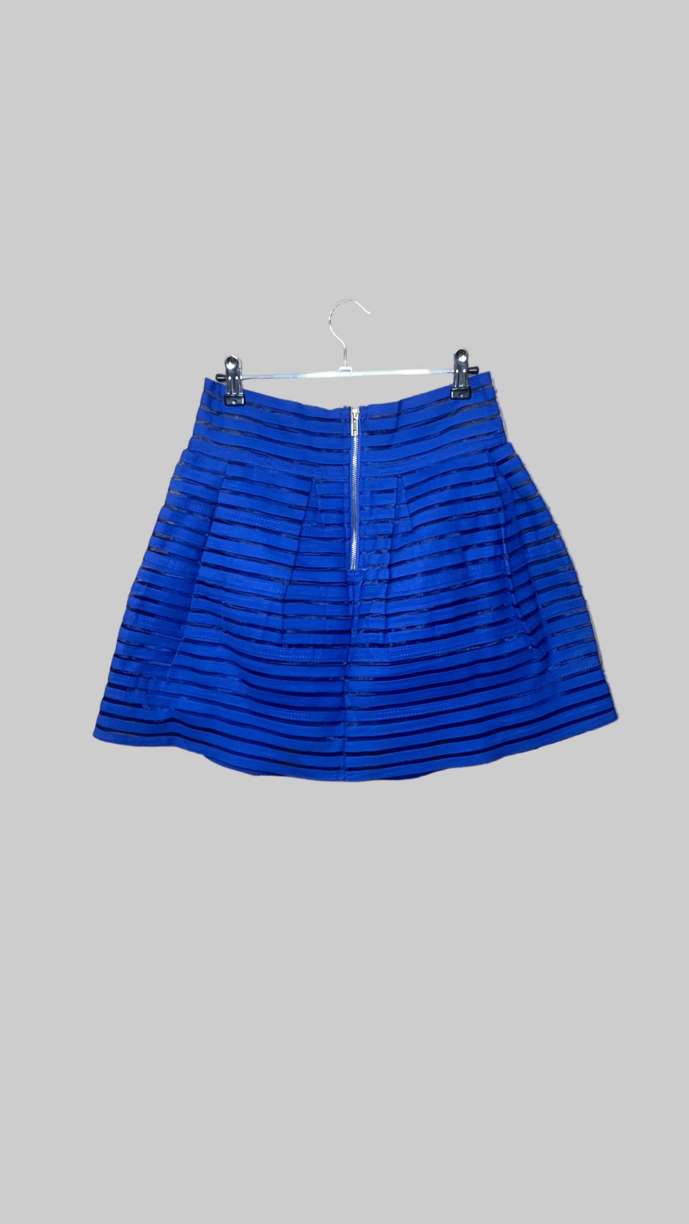 Jupe courte bleue – Alysson Collection