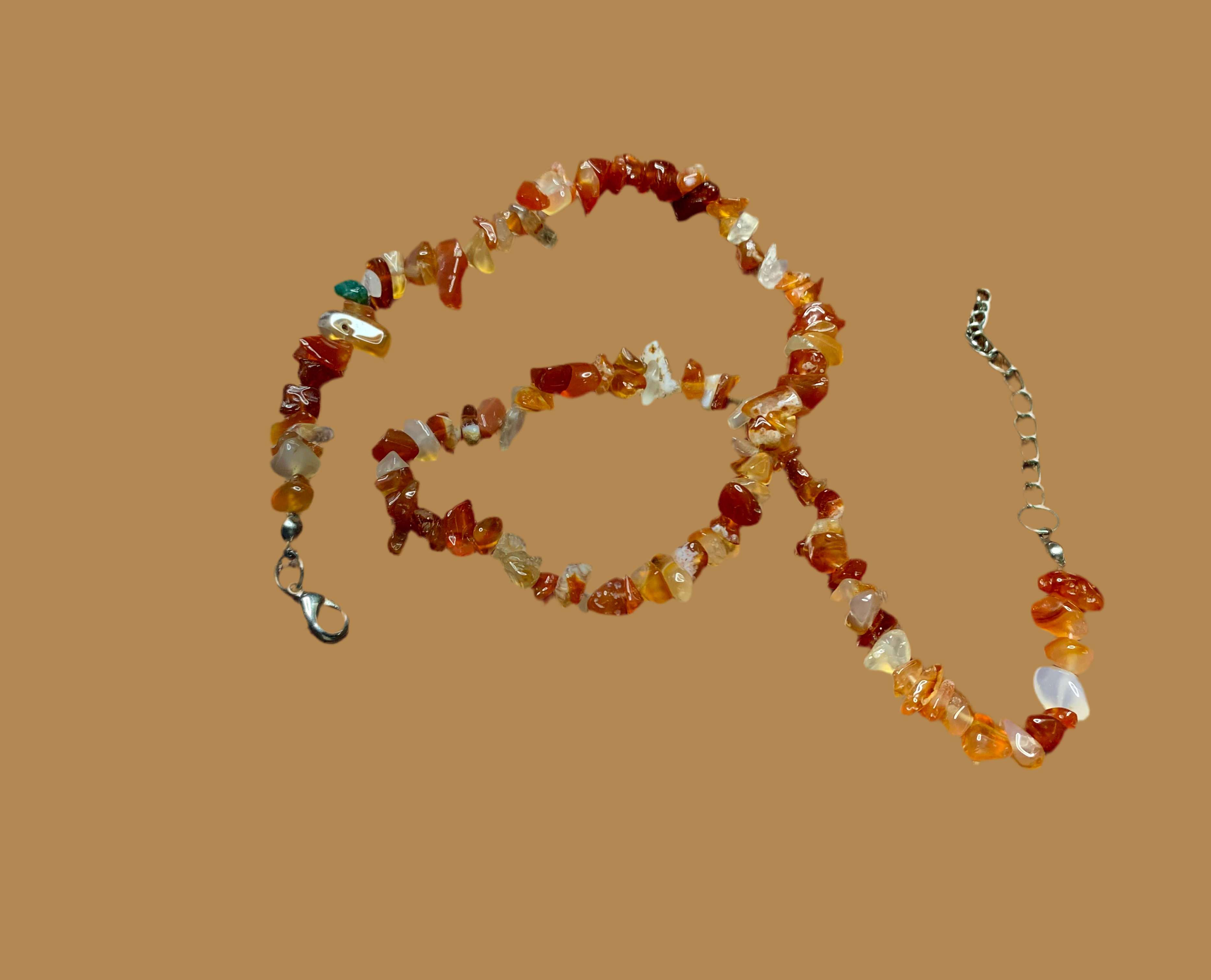 Collier en Cornaline