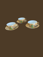 Lot de 3 tasses à thé - porcelaine japonaises