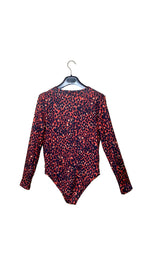 Body léopard rouge et noir – ZARA – Taille M