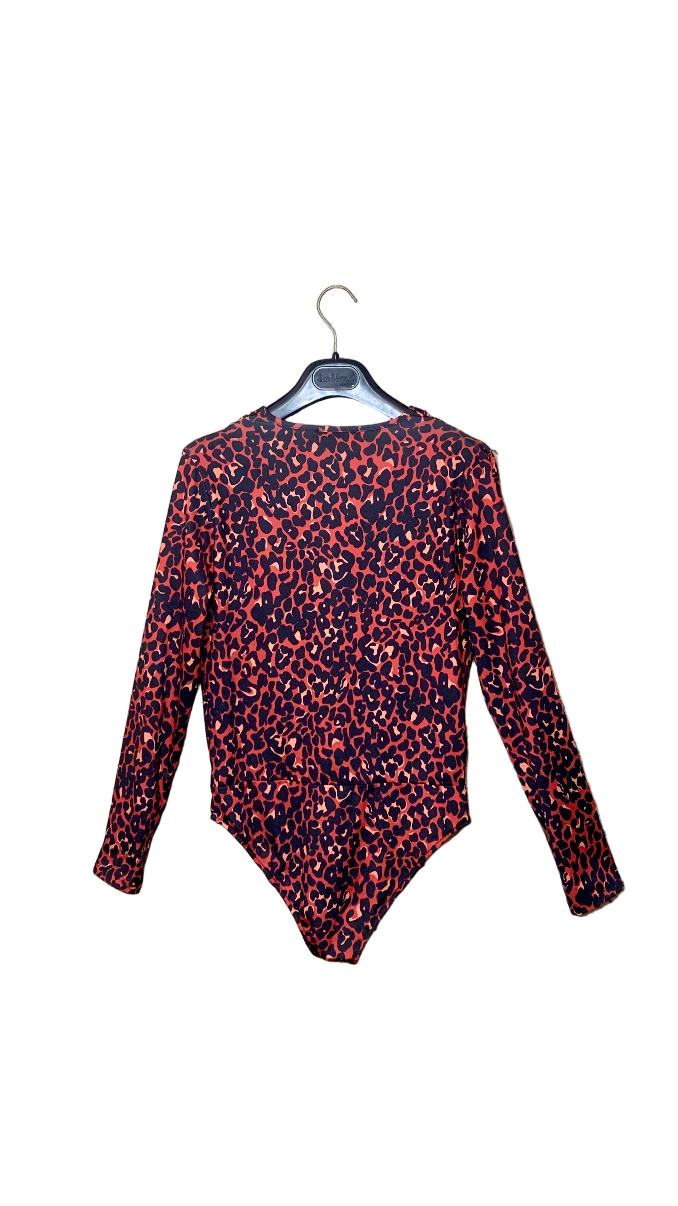 Body léopard rouge et noir – ZARA – Taille M