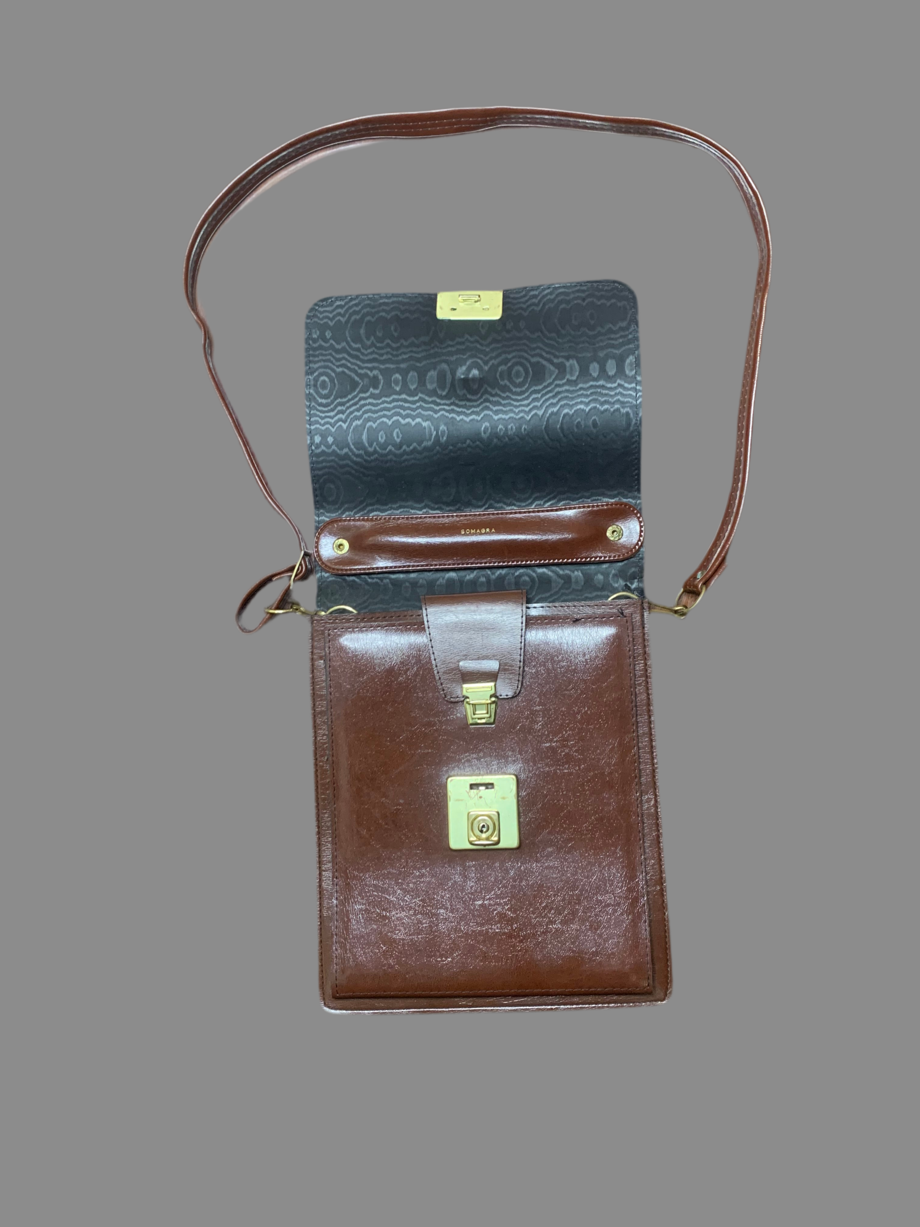 Sacoche vintage cuir - Somagra