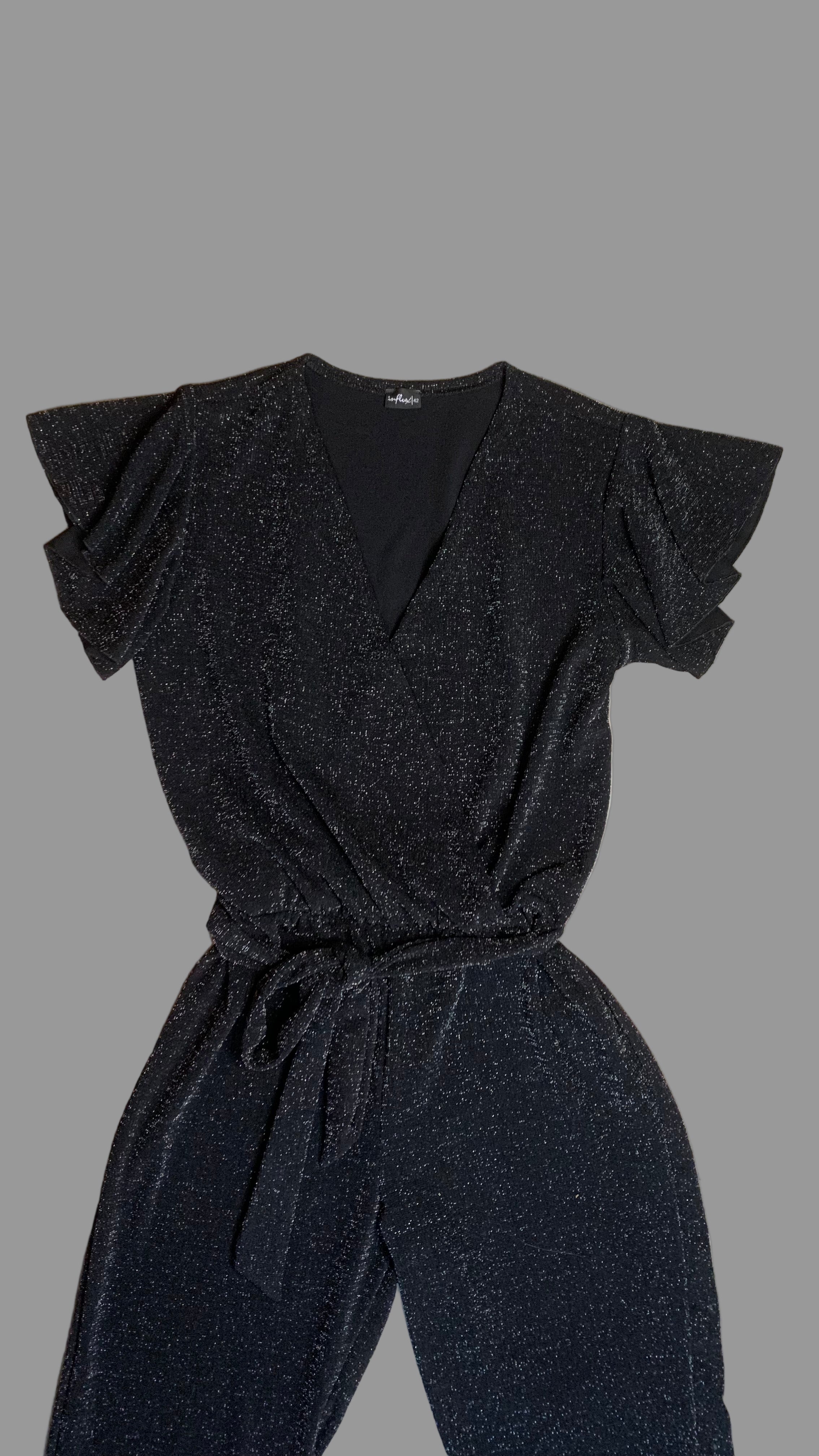 Combinaison noire scintillante – Taille 42