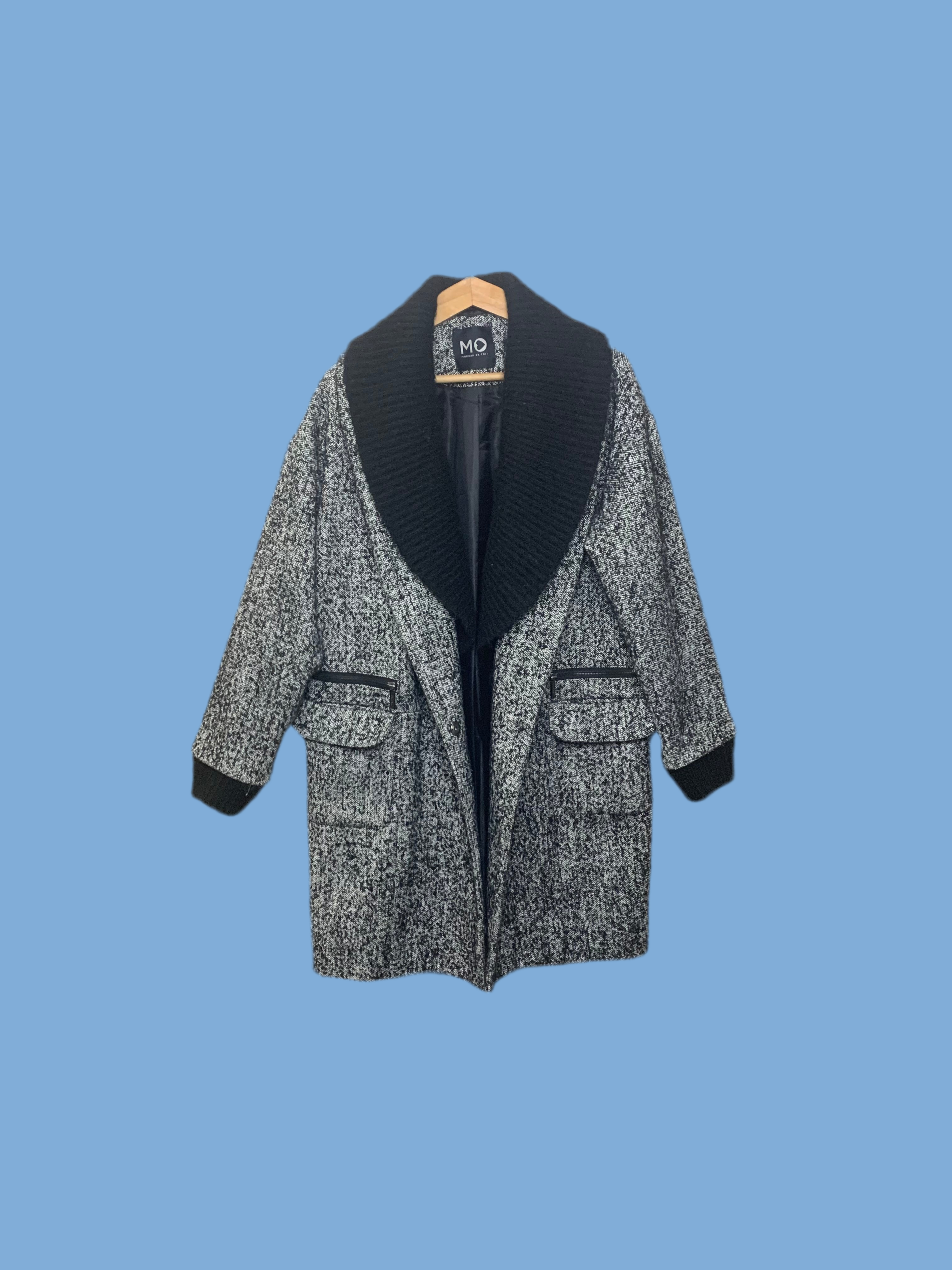 Manteau gris chiné – Morgan de Toi