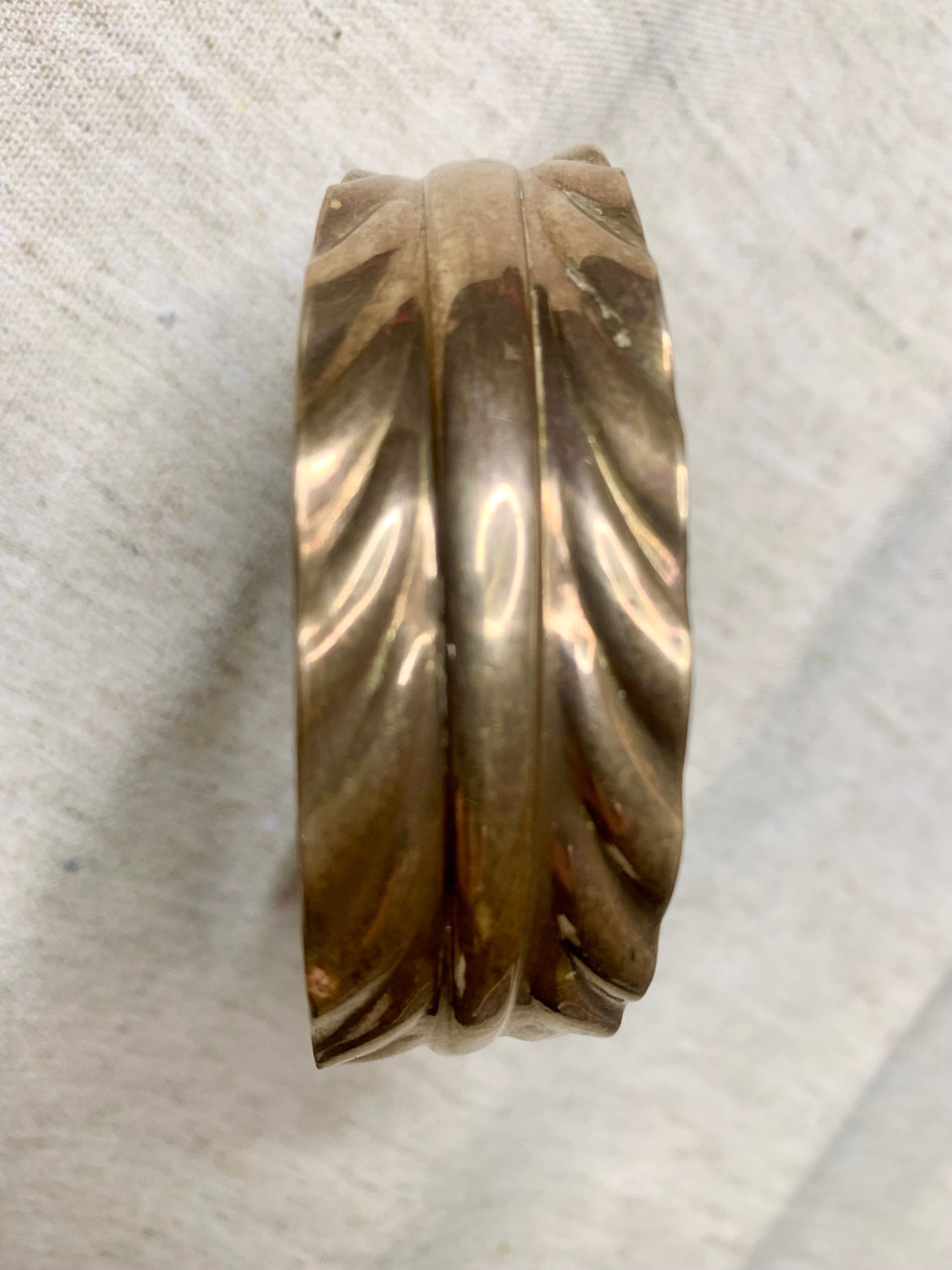 Bracelet manchette  laiton - vintage