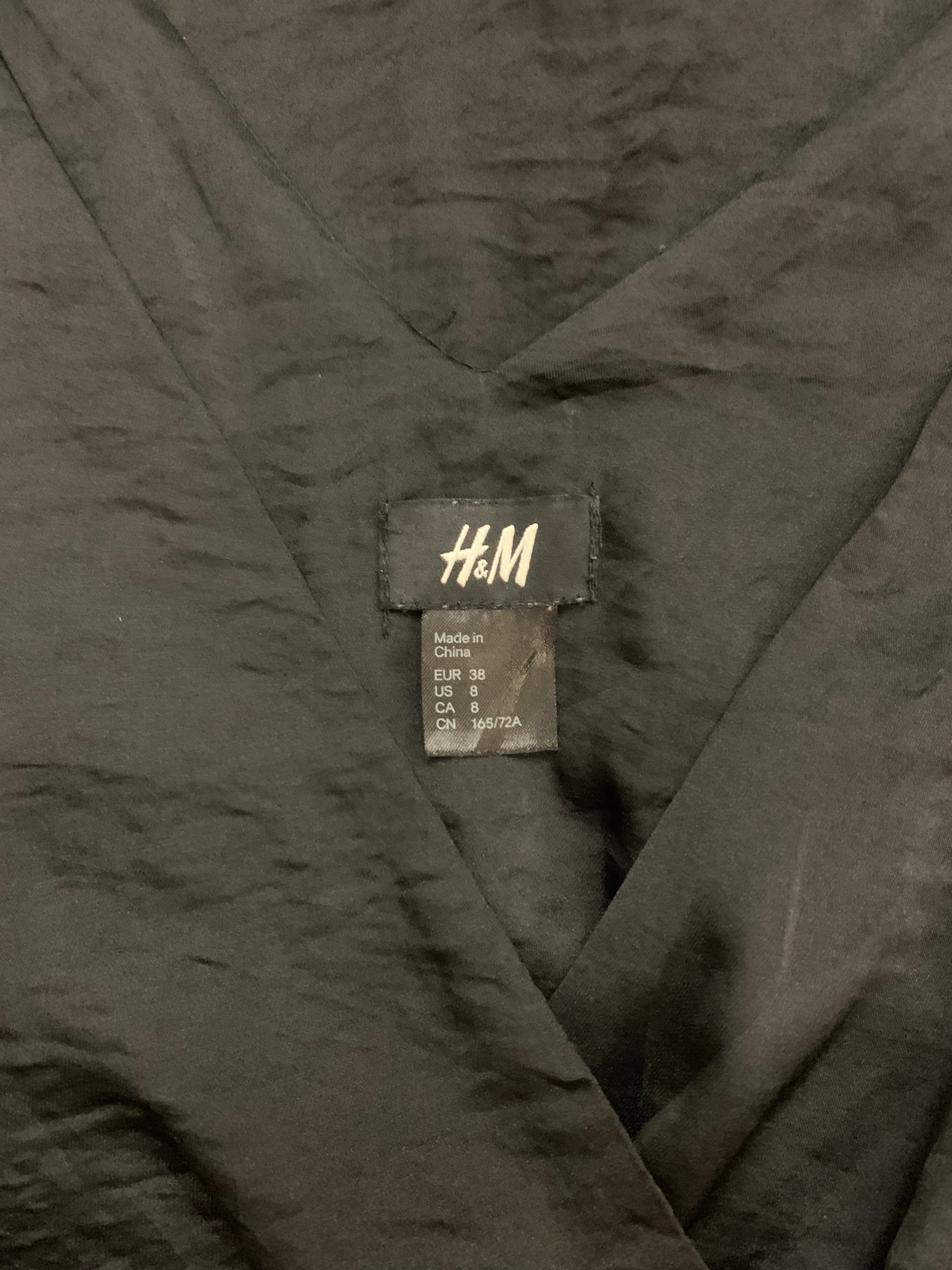 Combishort noir satiné - H&M