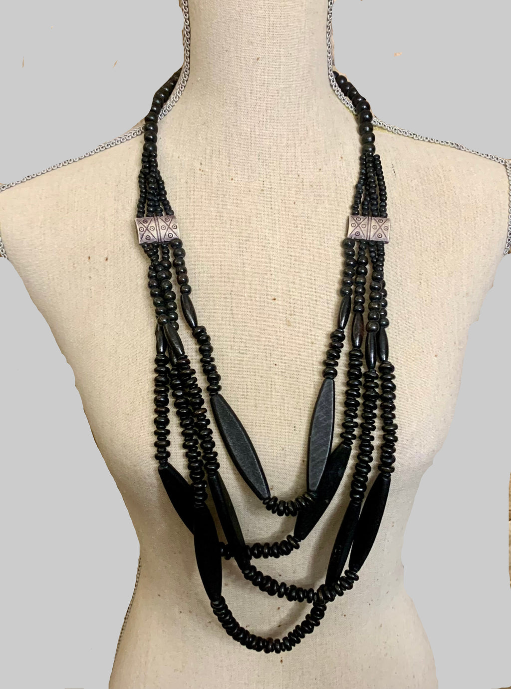 Collier ethnique multi-rang