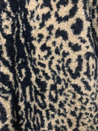 Manteau long à motif animal