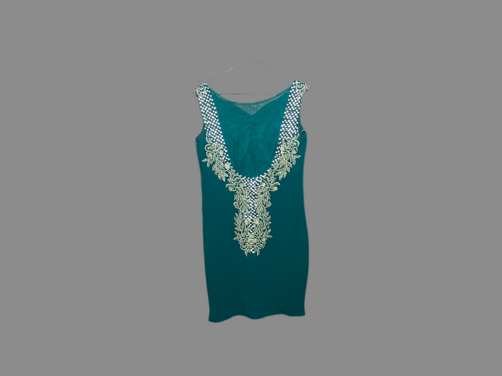 Robe de soirée verte – Messina