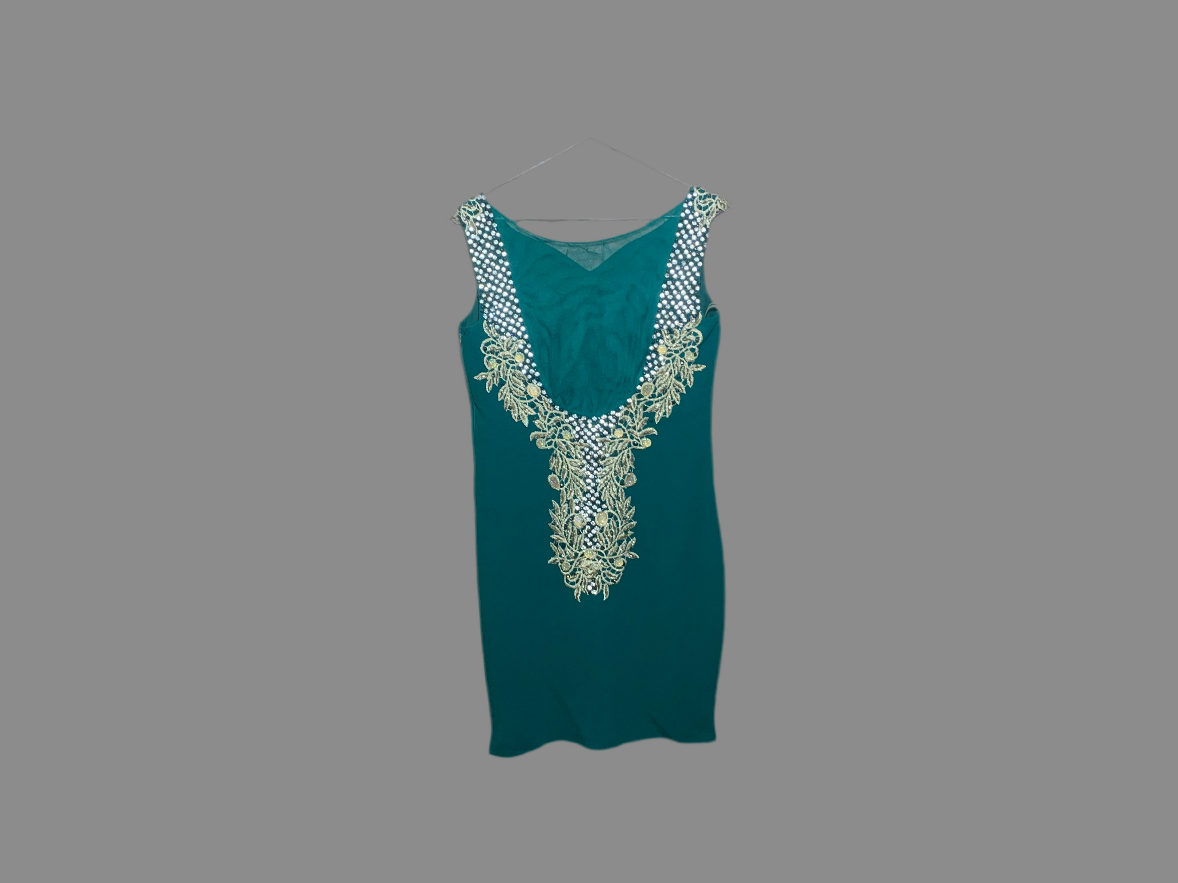 Robe de soirée verte – Messina
