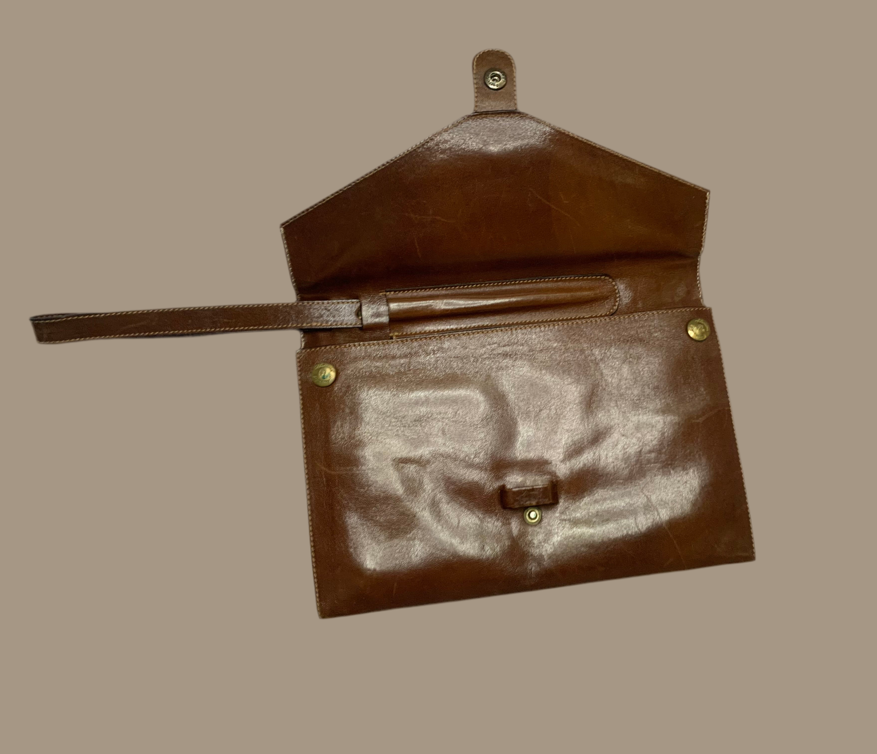 Pochette vintage - cuir