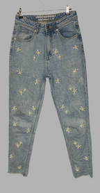 Jean femme slim taille haute