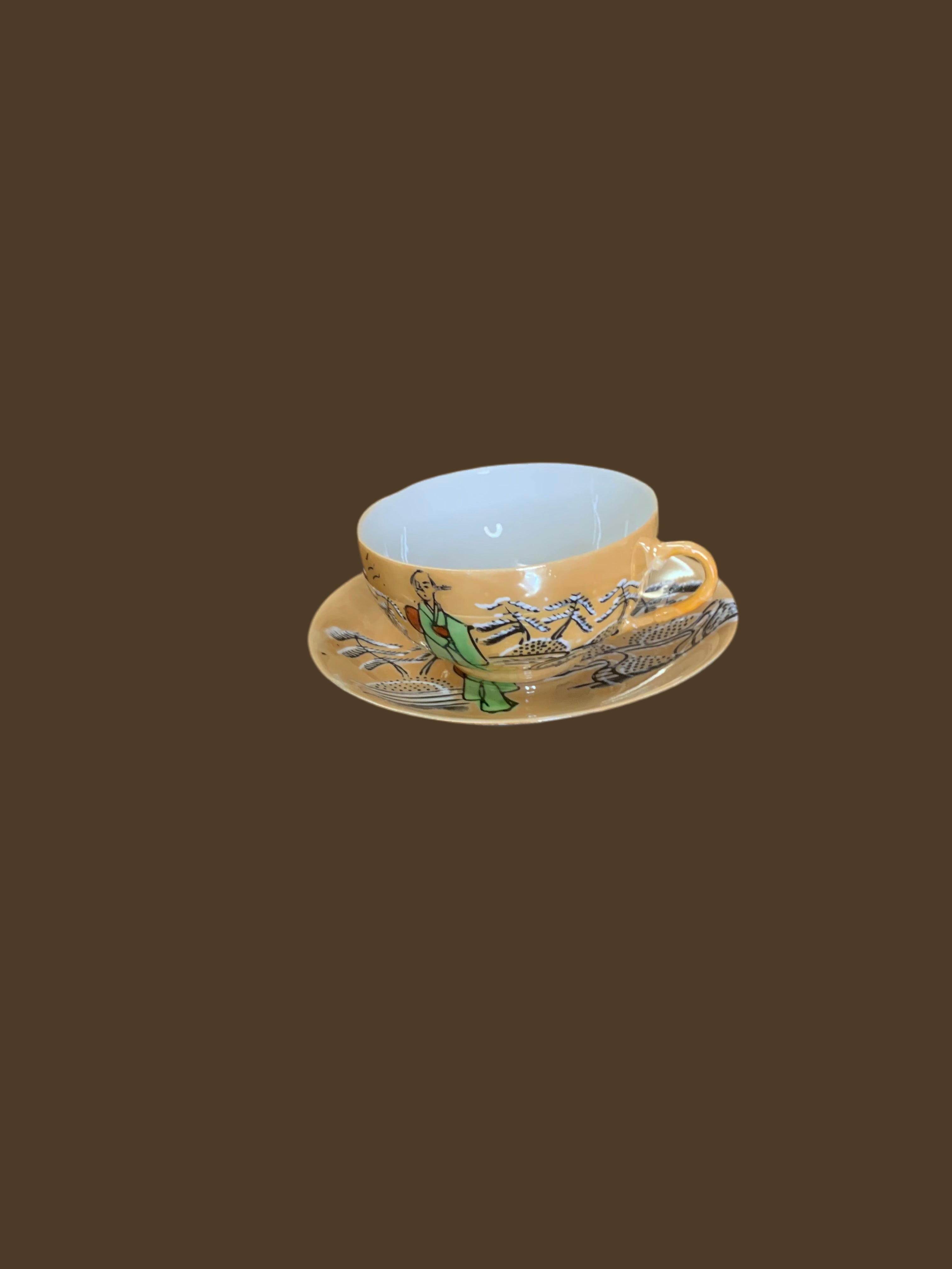 Lot de 3 tasses à thé - porcelaine japonaises