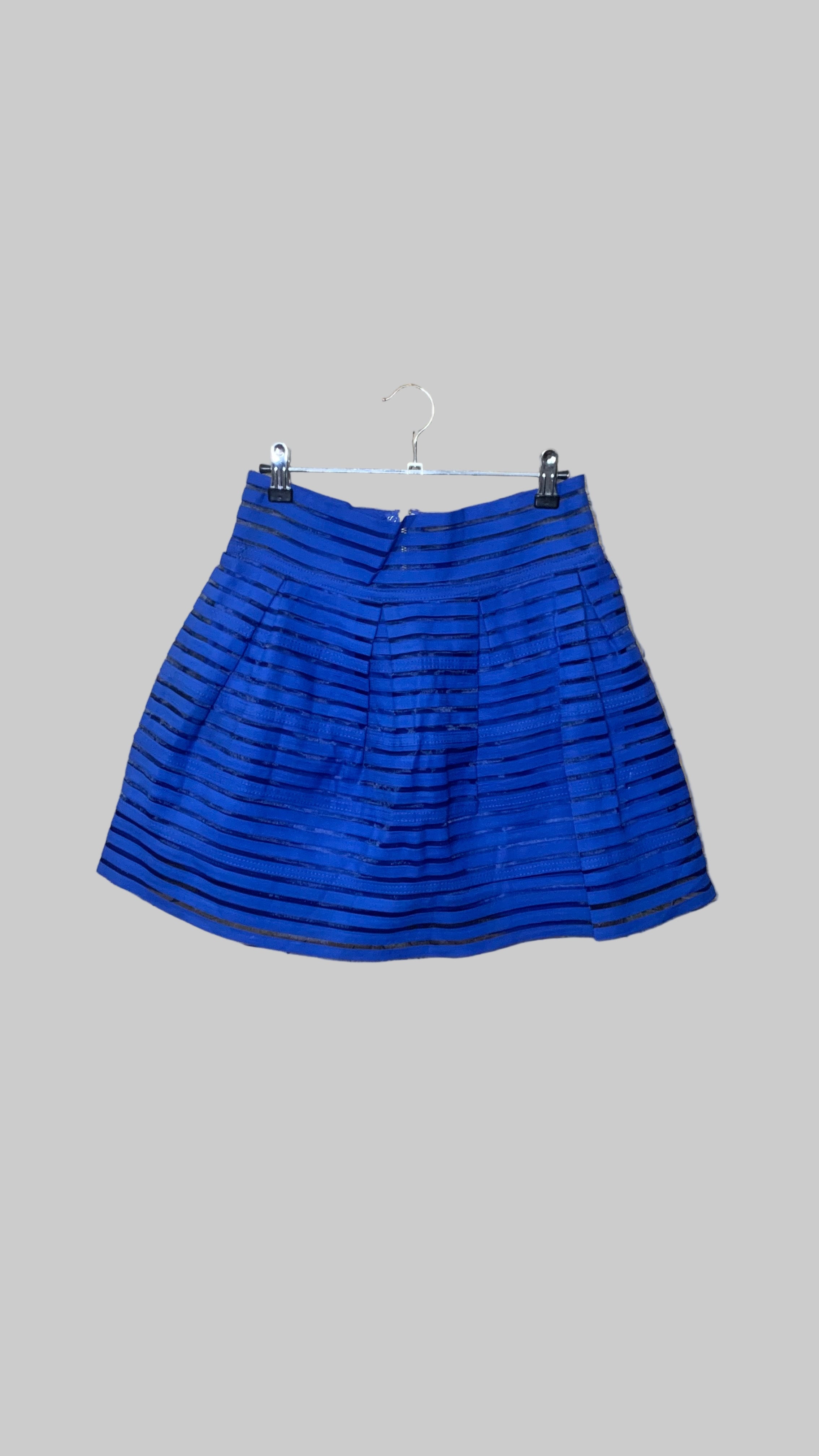 Jupe courte bleue – Alysson Collection