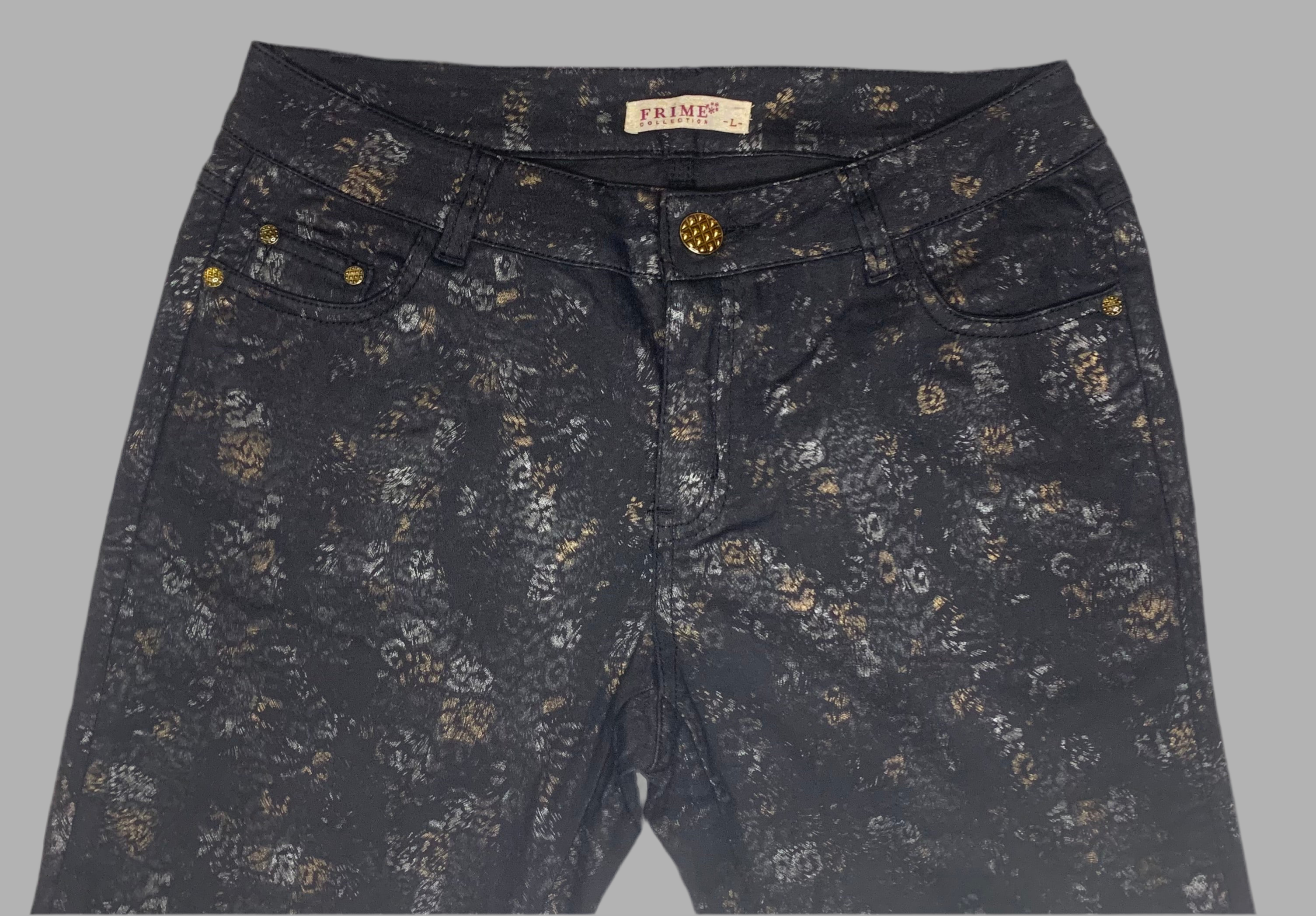 Pantalon Motif Texturé
