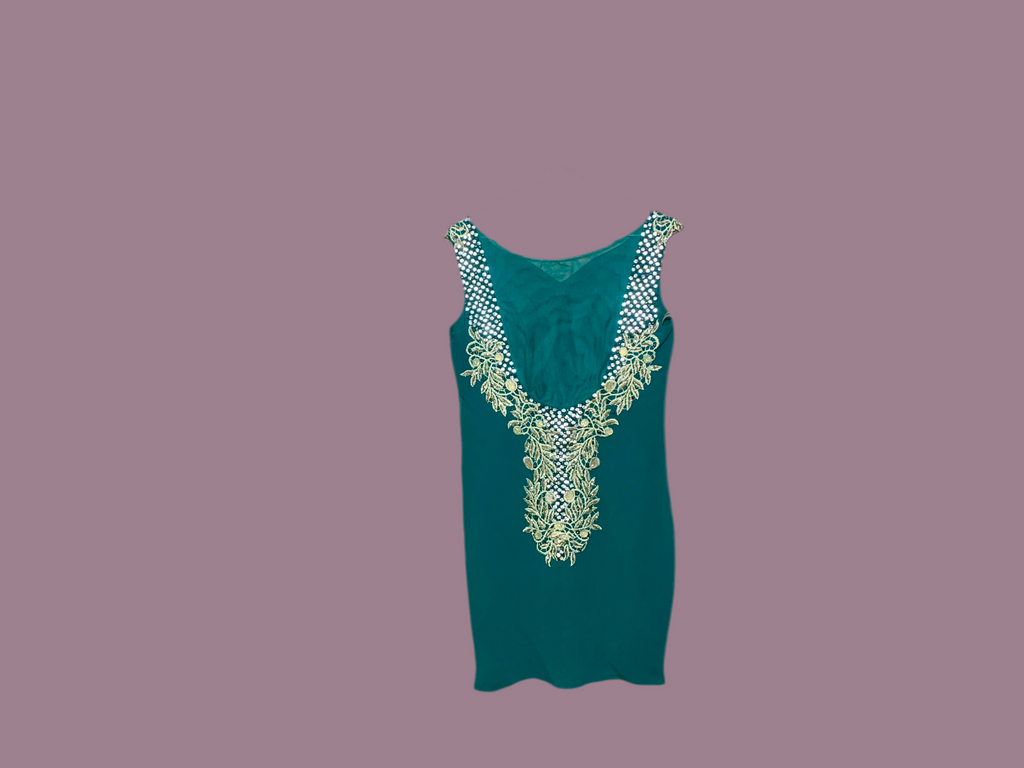Robe de soirée verte – Messina