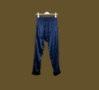 Pantalon carotte satiné