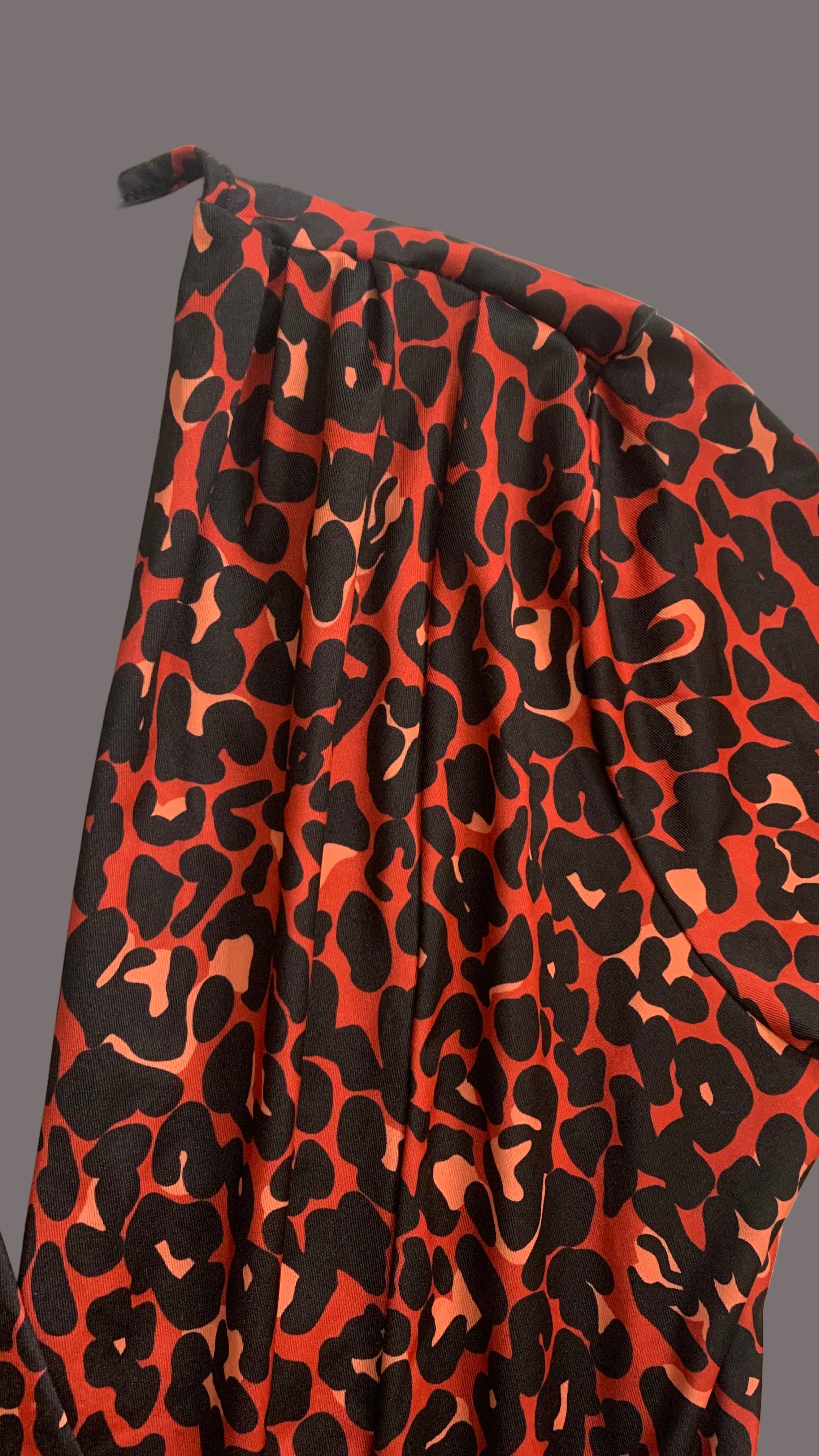 Body léopard rouge et noir – ZARA – Taille M