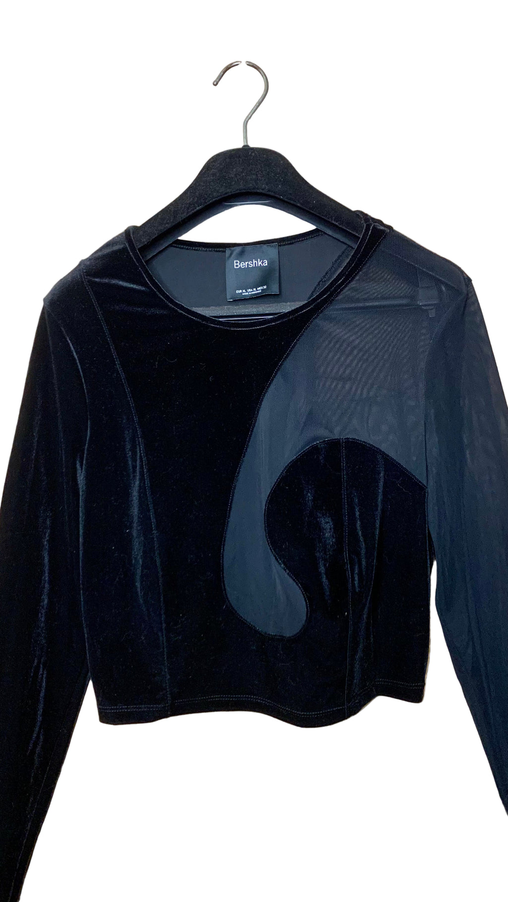 Top Court Bi-matière - Bershka
