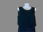 Robe noire Sandro — empiècement bustier