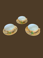 Lot de 3 tasses à thé - porcelaine japonaises