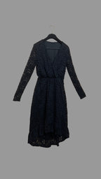 Robe noire en dentelle à volants – mbyM – Taille S / 36