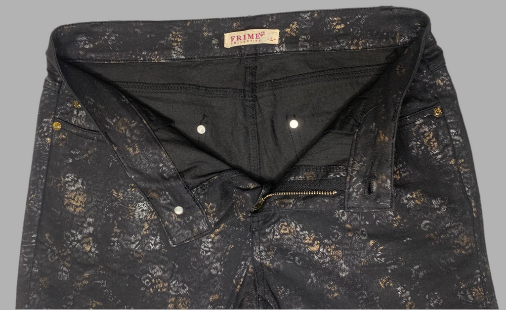 Pantalon Motif Texturé