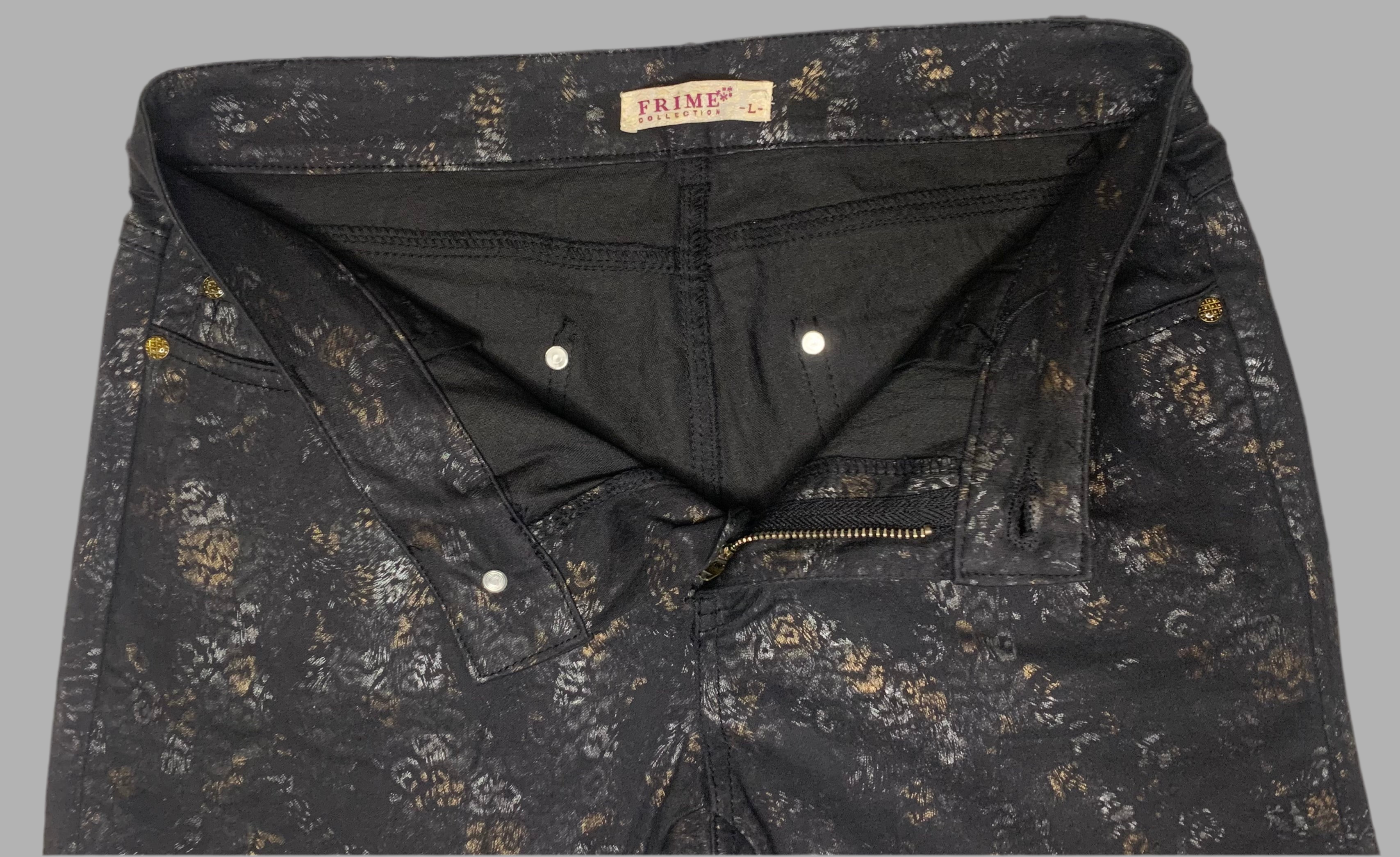 Pantalon Motif Texturé