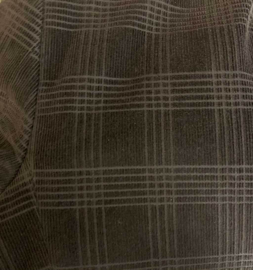 Veste en velours côtelé marron à carreaux – Armand Thiery Studio