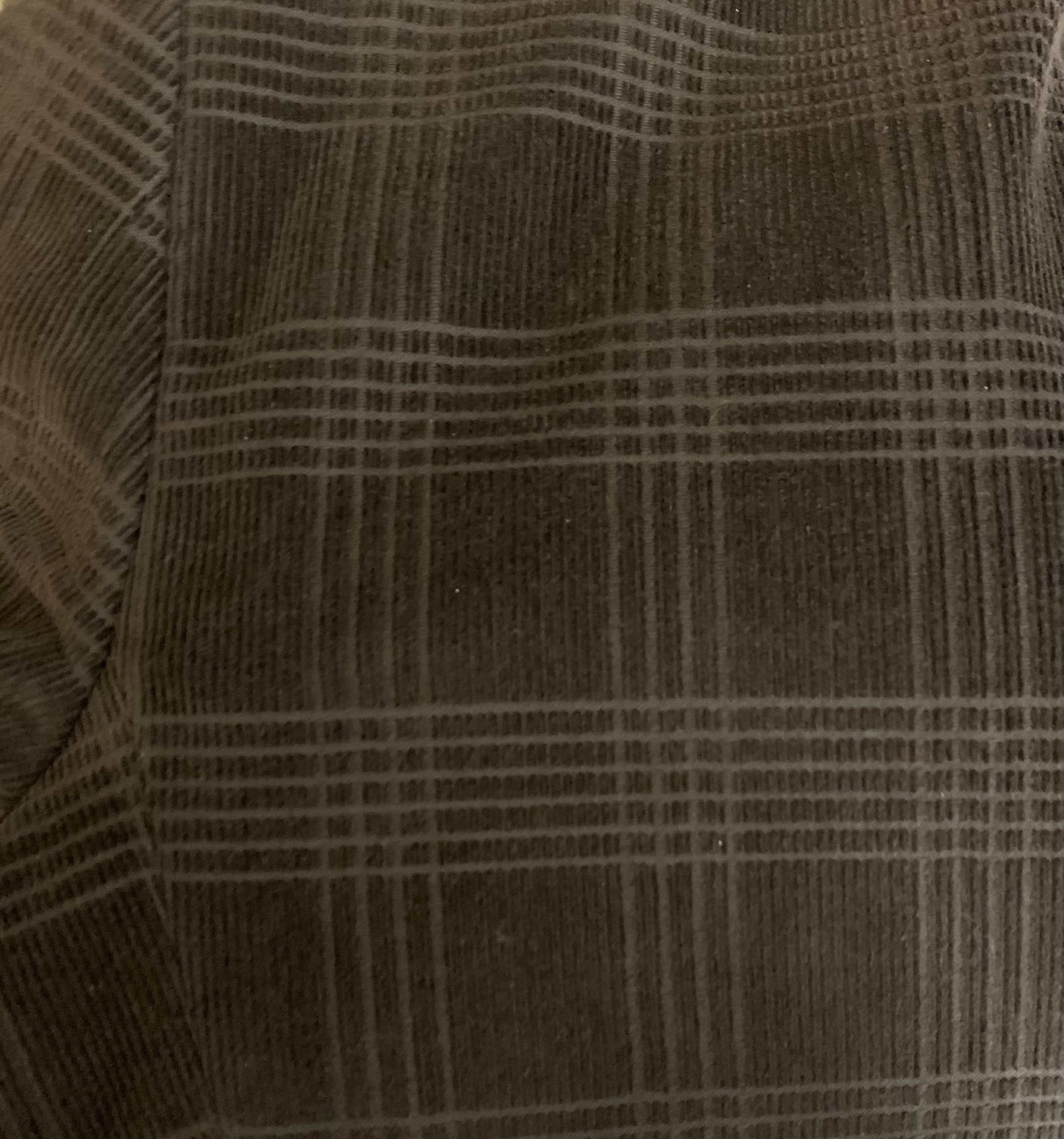 Veste en velours côtelé marron à carreaux – Armand Thiery Studio