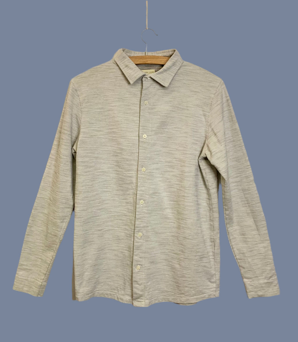 Chemise texturée gris clair -  Héritage