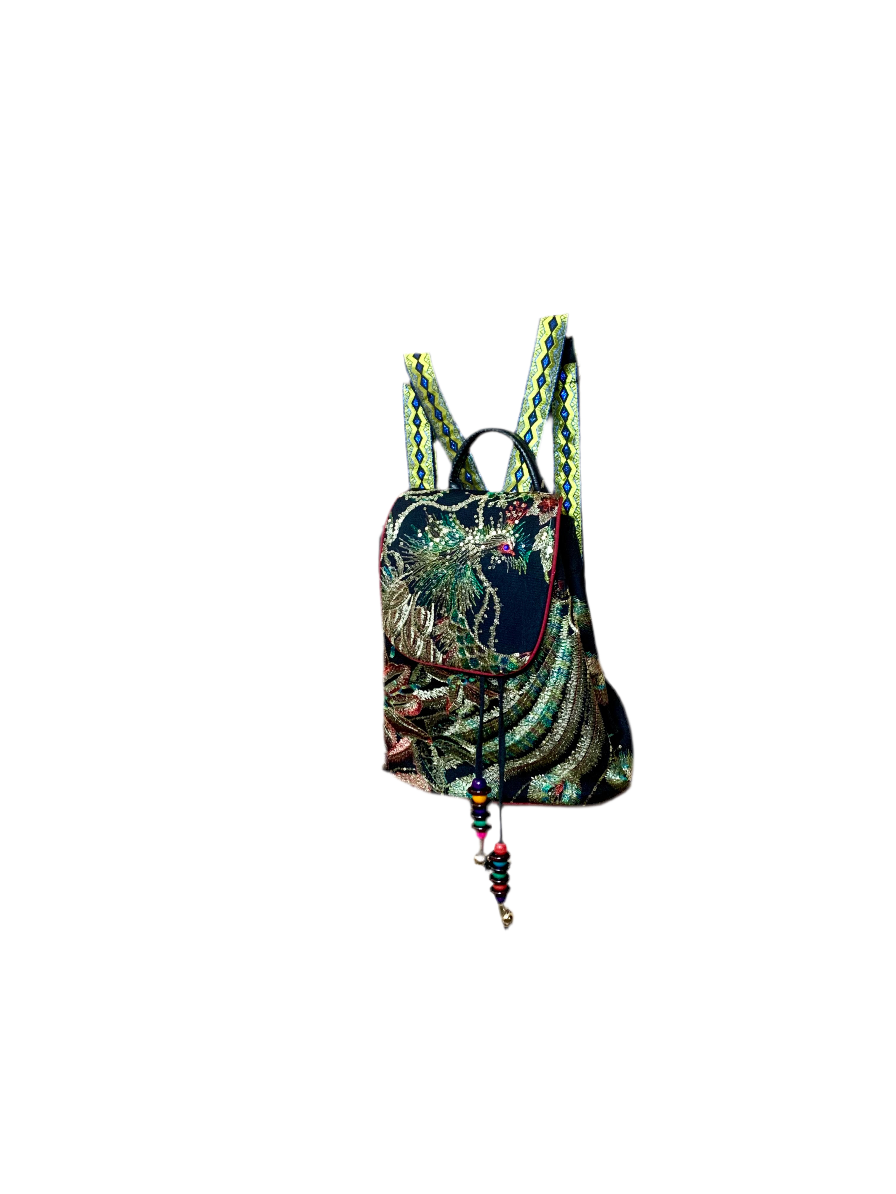 Sac à dos brodé style ethnique