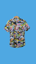 Chemise Kenzo – Slim Fit, imprimé pop multicolore