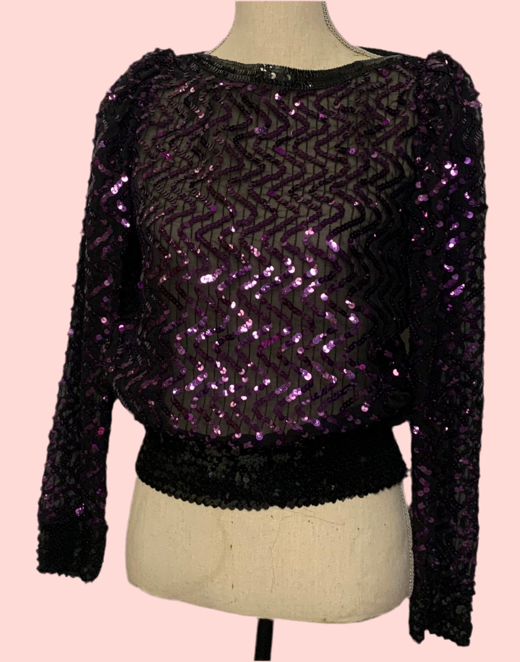 Haut à Sequin - Ann Green