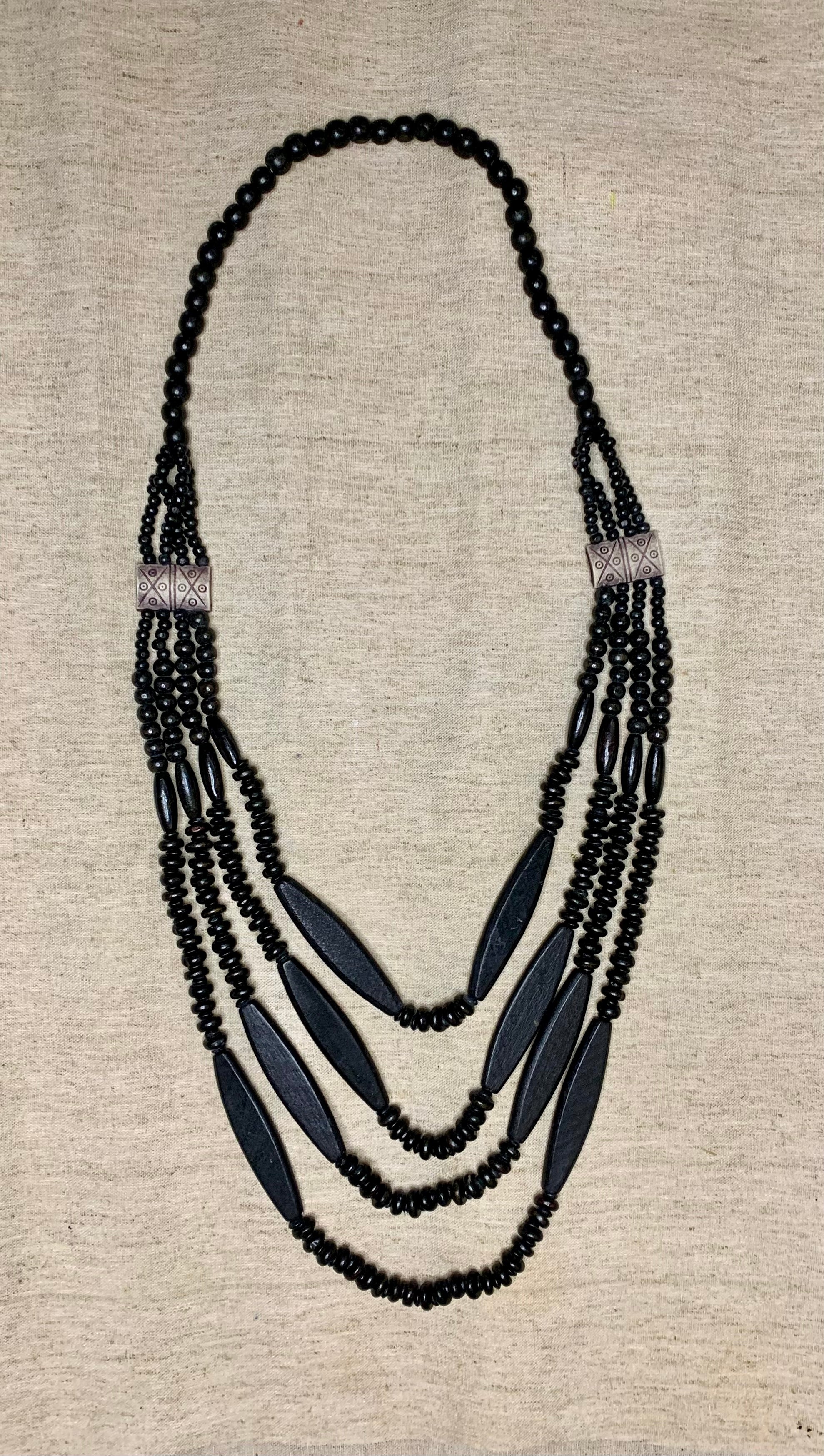 Collier ethnique multi-rang