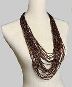 Collier ethnique multi rangs