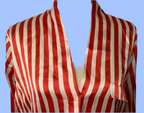 Blouse cache-coeur satinée