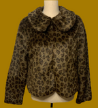 Veste courte fausse fourrure